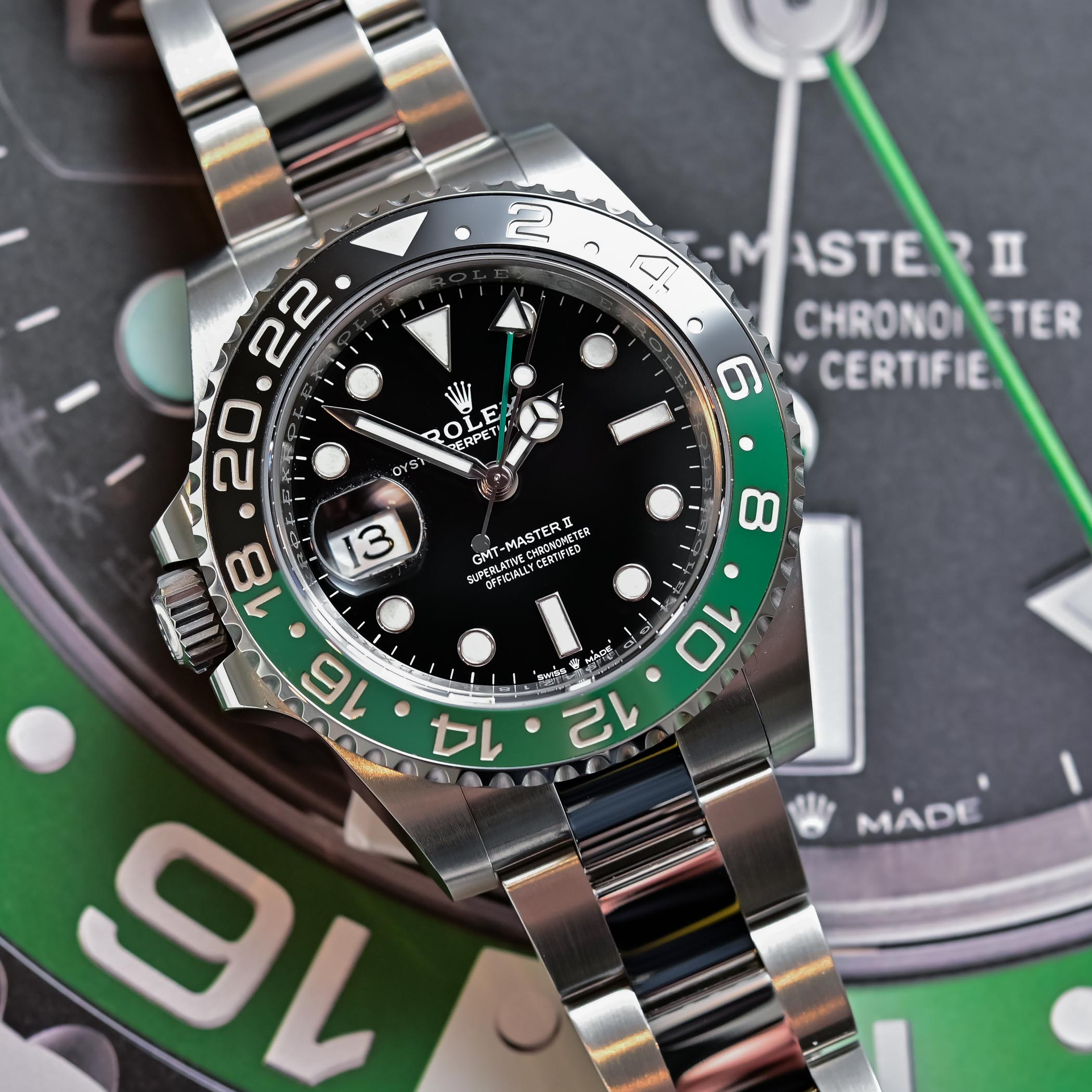 Rolex GMT-Master II Destro Green-Black 126720VTNR