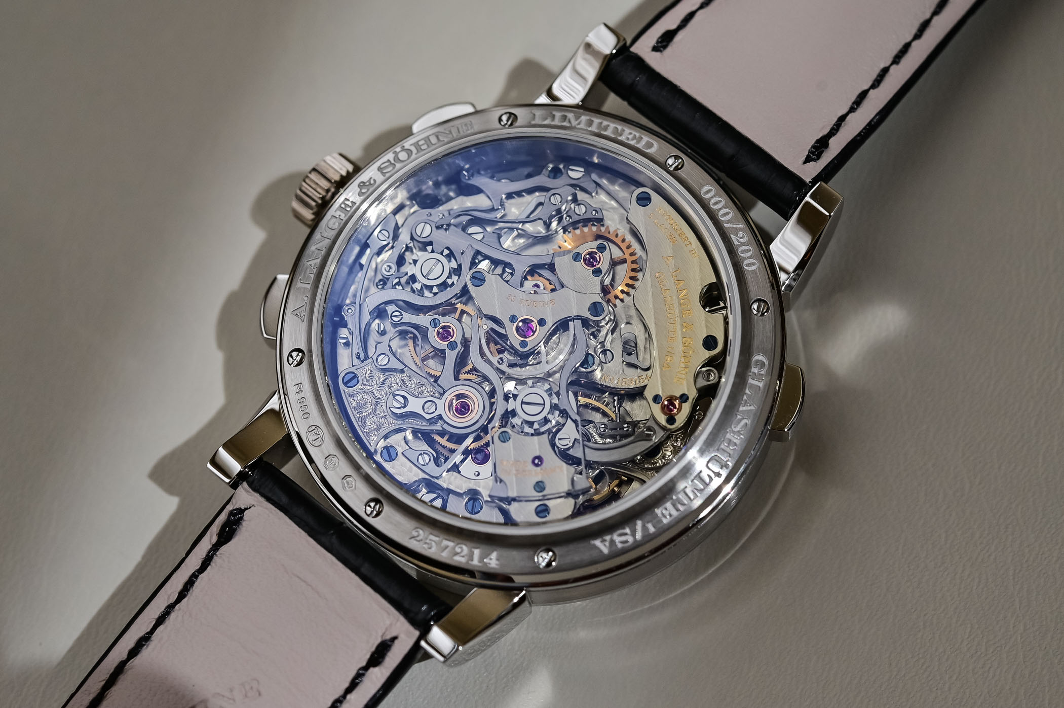 A. Lange & Söhne 1815 Rattrapante Platinum Limited Edition
