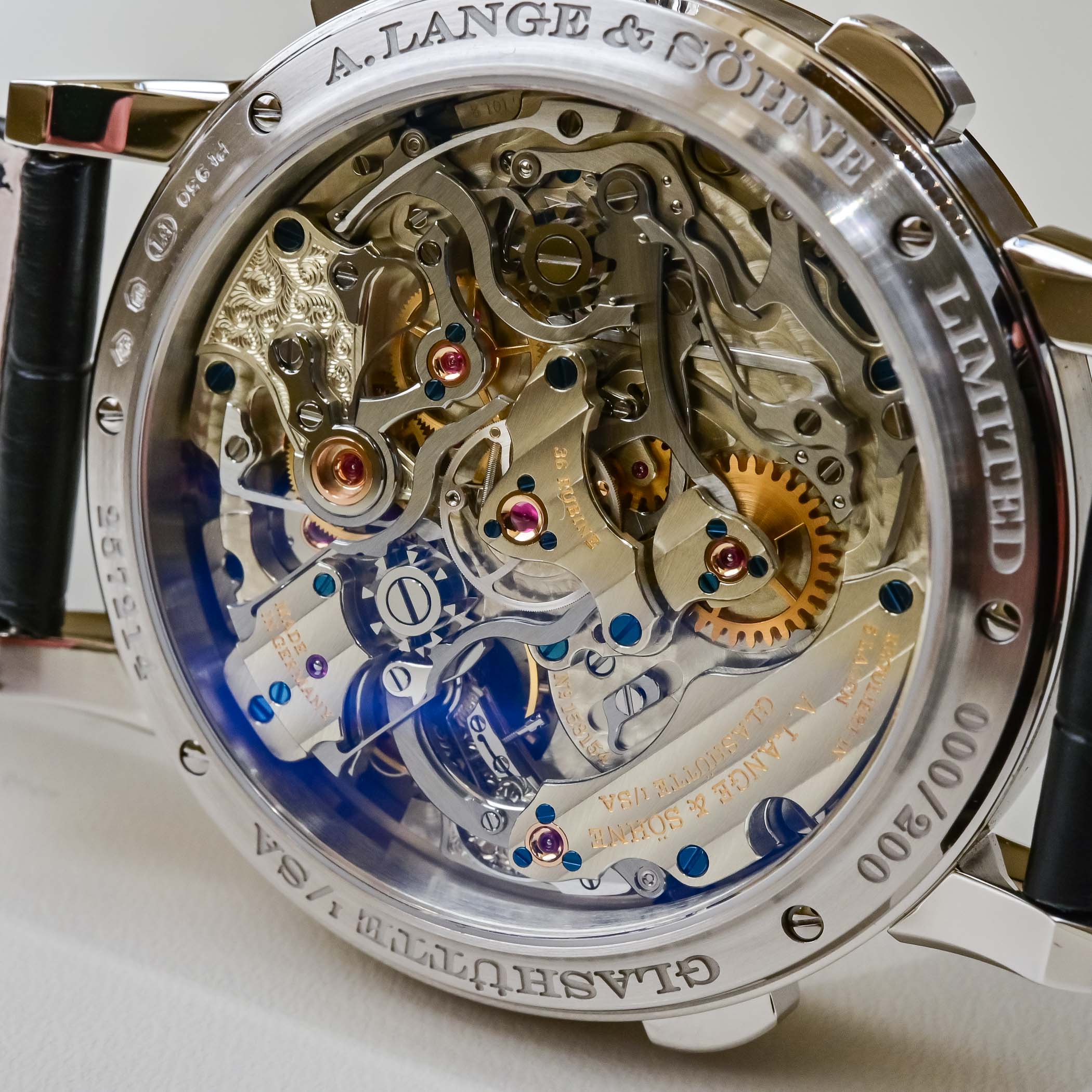 A. Lange Sohne 1815 Rattrapante Platinum Limited Edition 2022 - 425-025 - hands-on - 13 A. Lange & Söhne 1815 Rattrapante Platinum Limited Edition