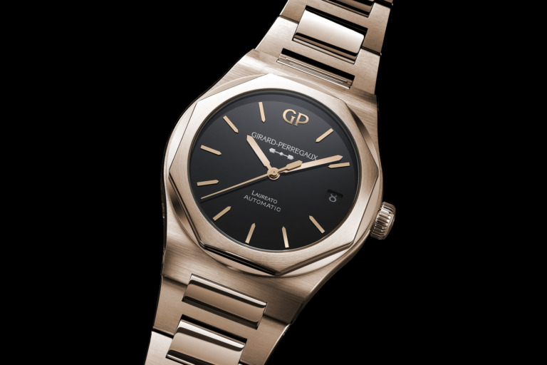 Girard-Perregaux Laureato 42mm Pink Gold Onyx Dial