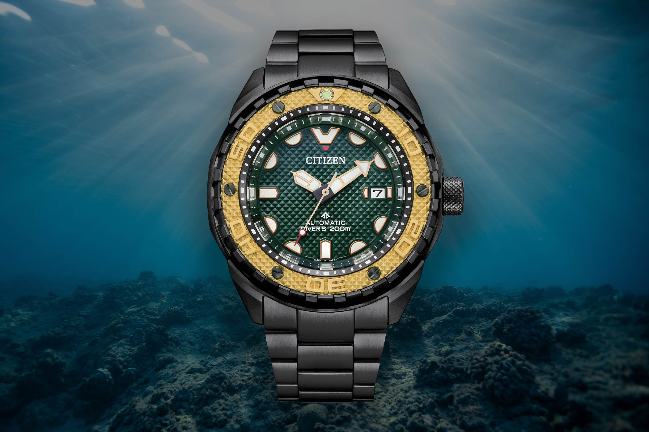 Citizen Promaster Diver 200m Green Anaconda Limited Edition Asia NB6008-82X