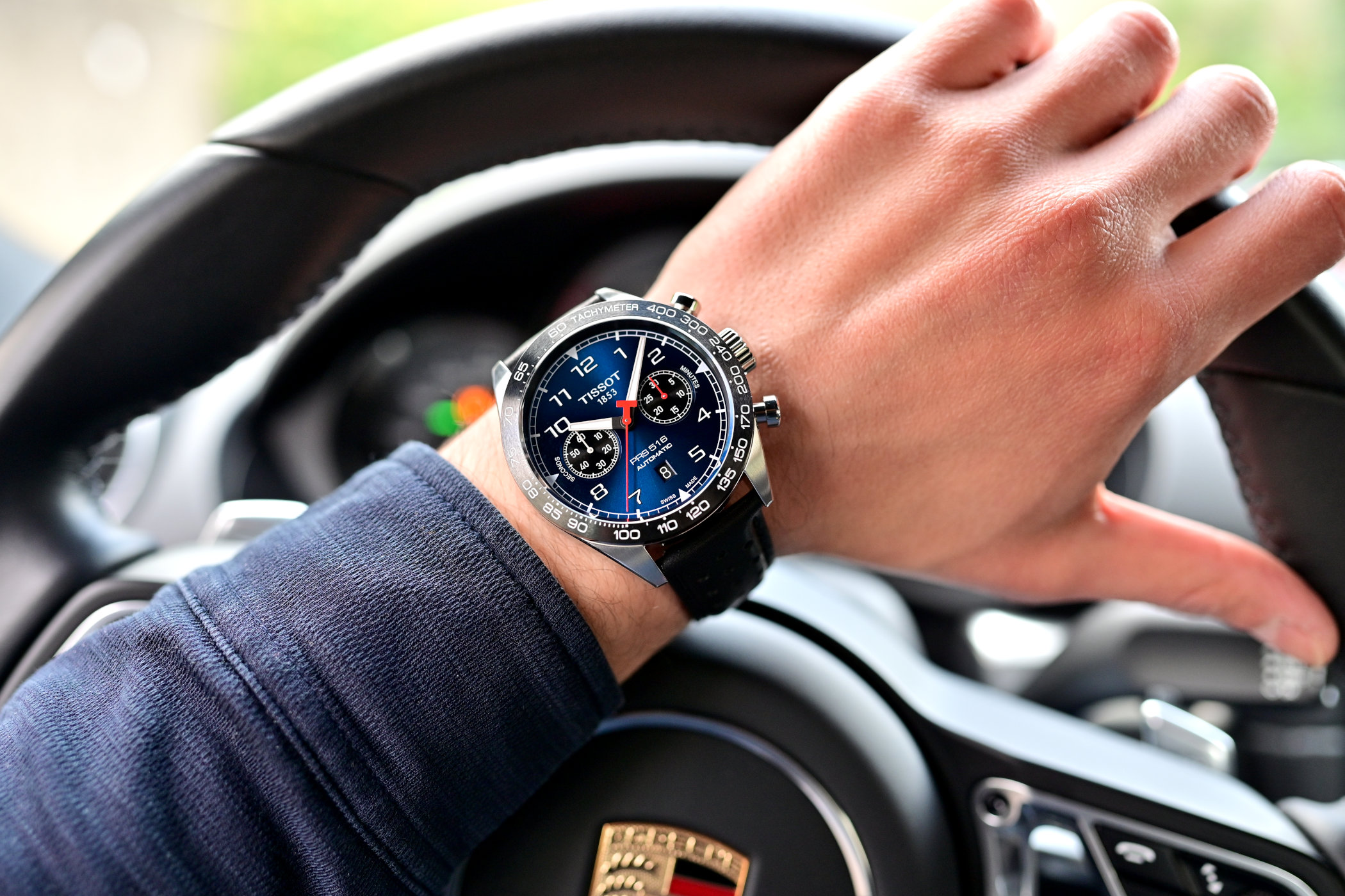 Tissot PRS 516 Chronograph Blue 1 Tissot PRS 516 Chronograph Blue 1