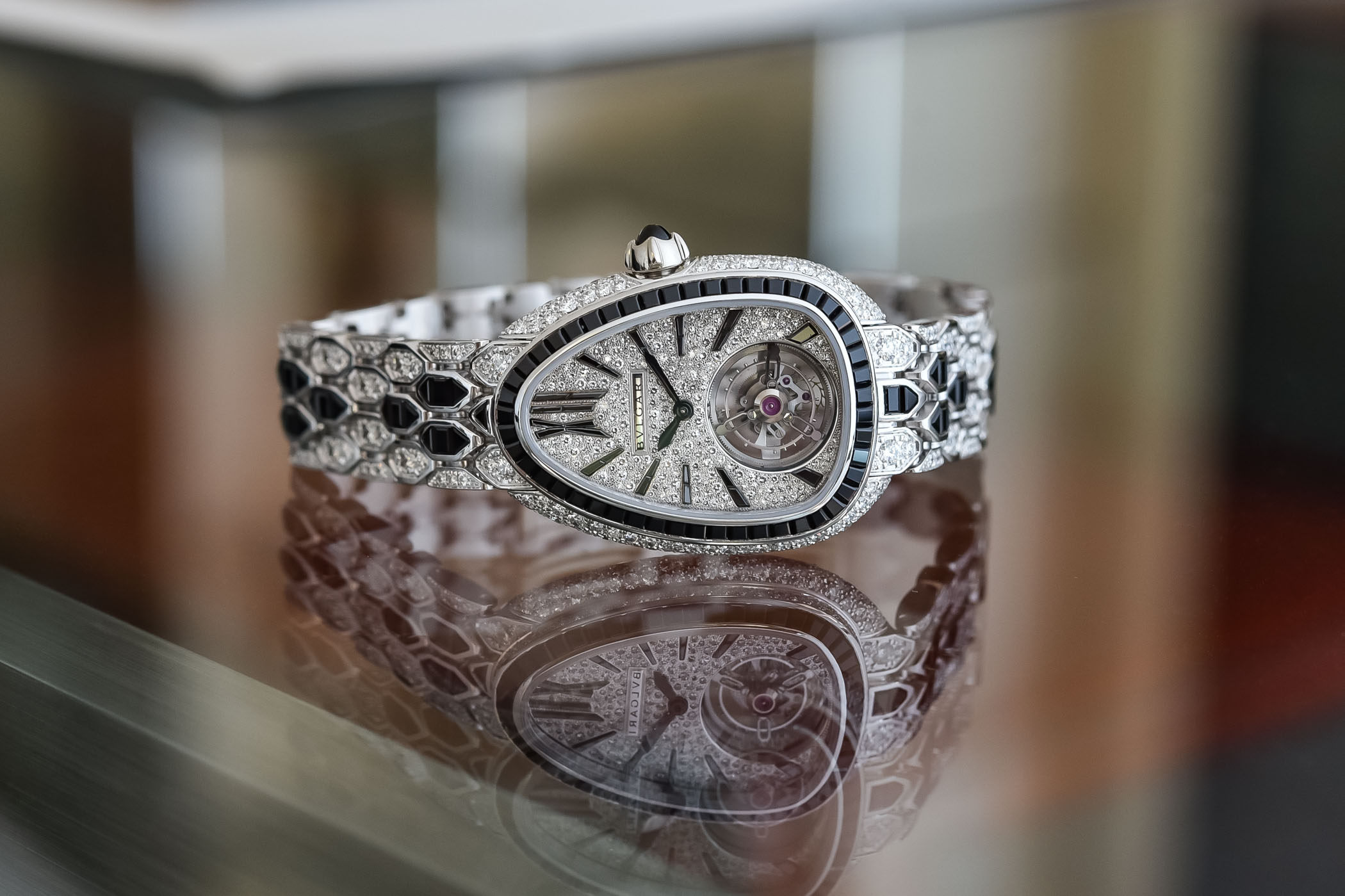 Bulgari Serpenti Seduttori Tourbillon Black Spinel
