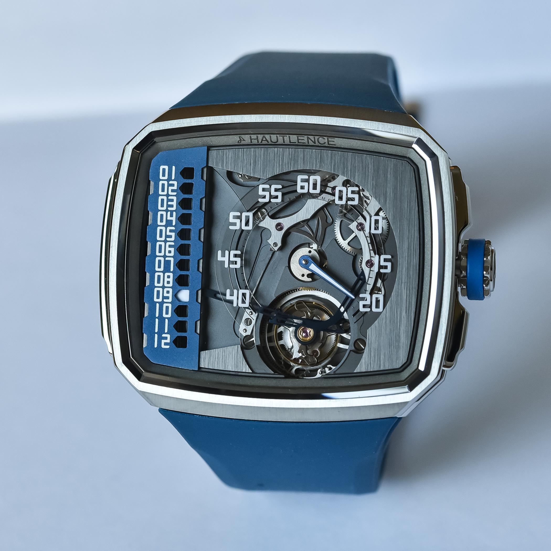 Hautlence Linear Series 1 - 2022 comeback of Hautlence - hands-on - 7 Hautlence Linear Series 1 retrograde jumping hour tourbillon