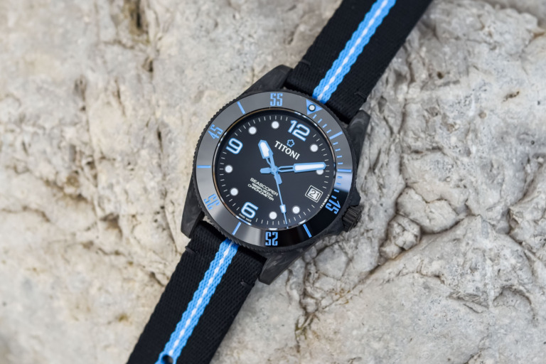Titoni Seascoper 600 CarboTech Chronometer Dive Watch