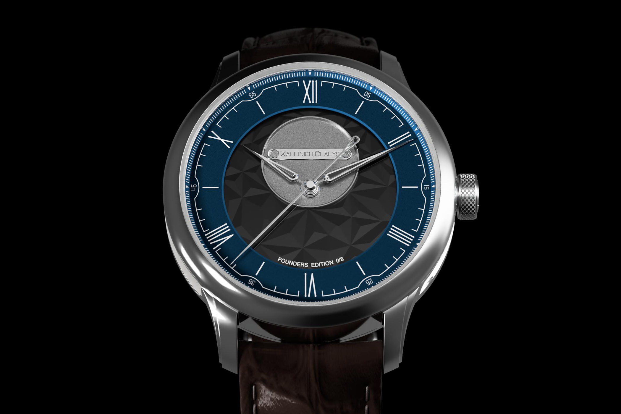independent watchmaking - Kallinich Claeys Einser Zentralsekunde - former lange sohne watchmakers