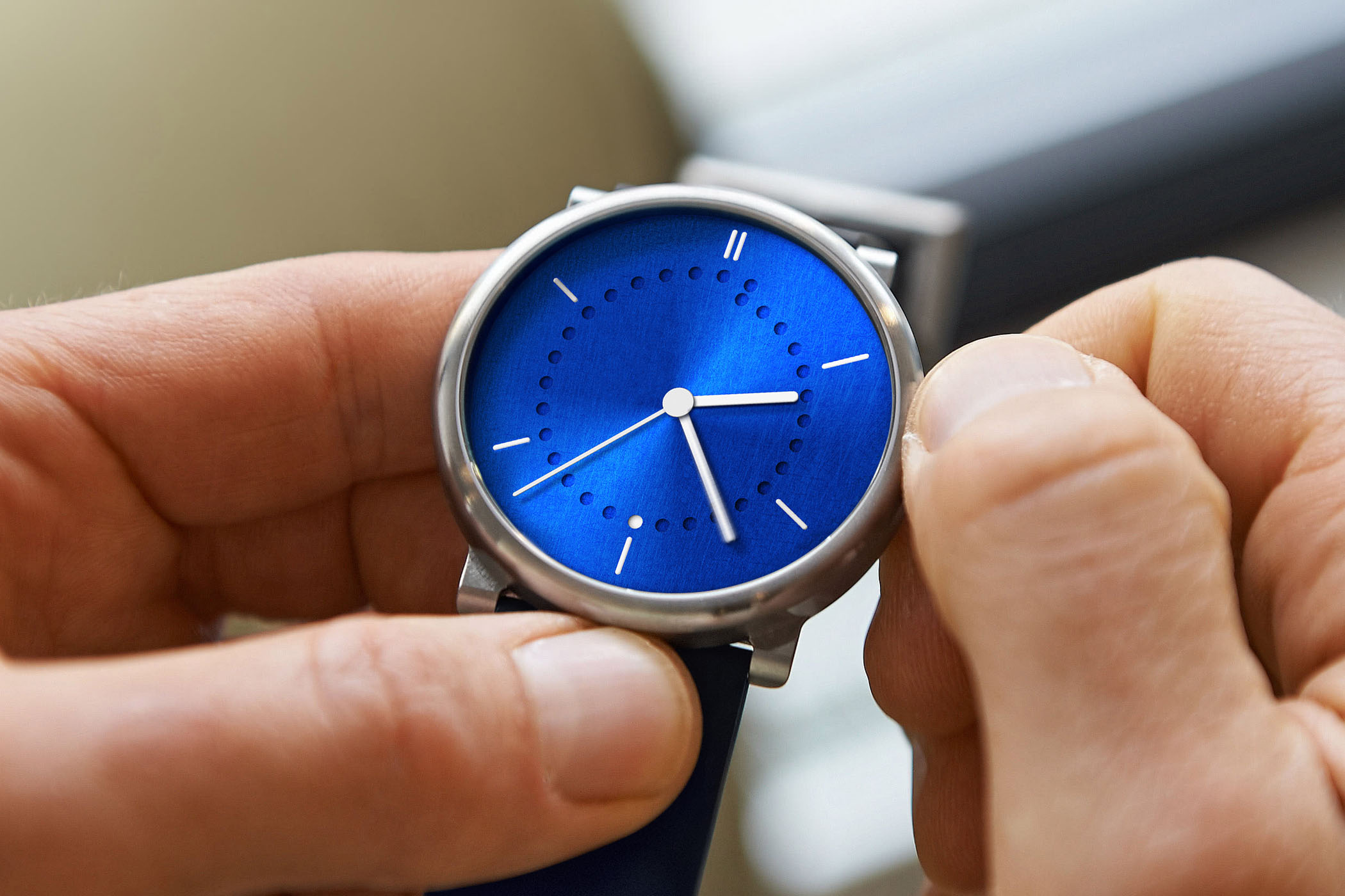 ochs und junior line mese 2.22 blue dial