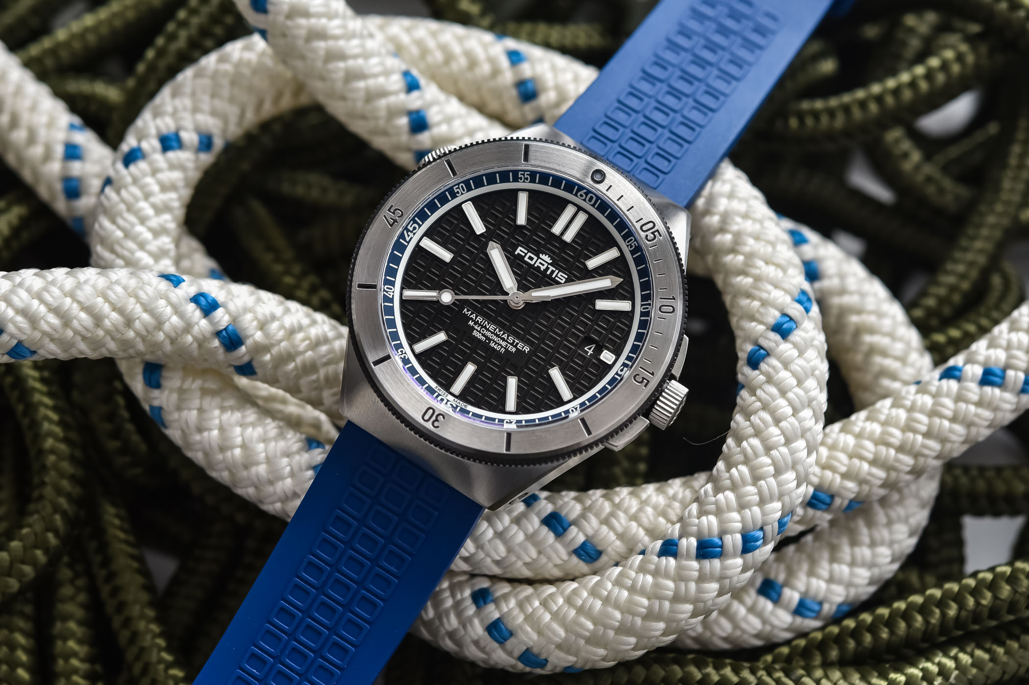 2022 Fortis Marinemaster M-44 New Colours Green Blue Black Hands-on