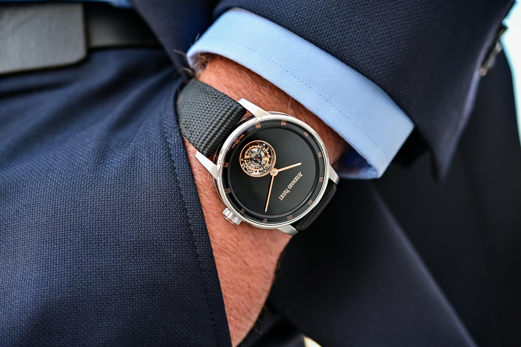 Code 11.59 by Audemars Piguet Selfwinding Flying Tourbillon Onyx Dial Black Ceramic - 26396NB