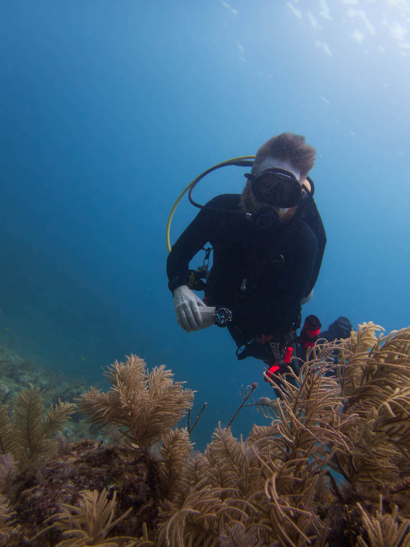 Blancpain Fifty Fathoms X Fathoms - Diving Review Underwater 18 Blancpain Fifty Fathoms X Fathoms - Depth gauge Mechanical diving computer - underwater review