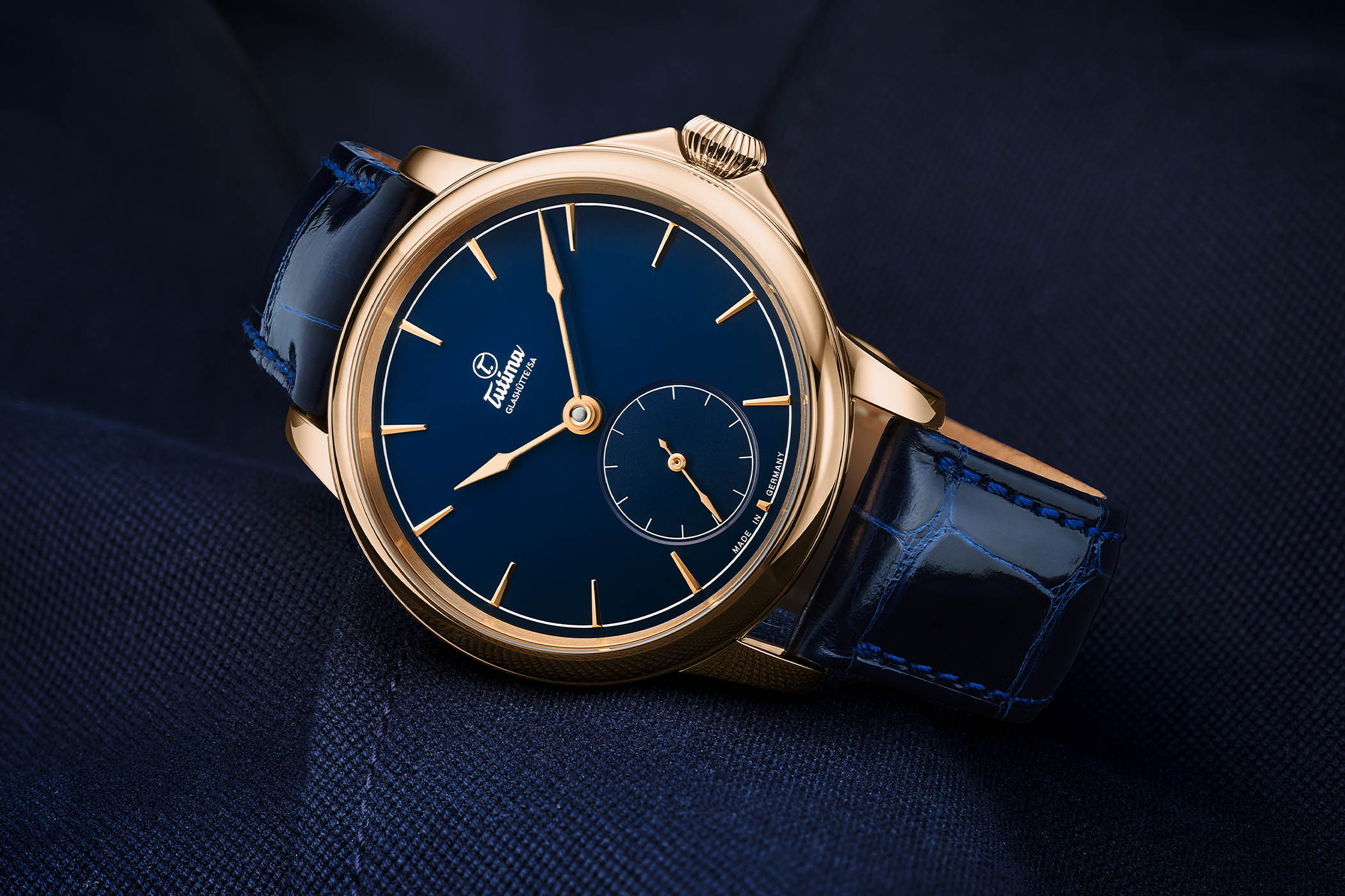 Tutima Patria Small Second Rose Gold 6600-03
