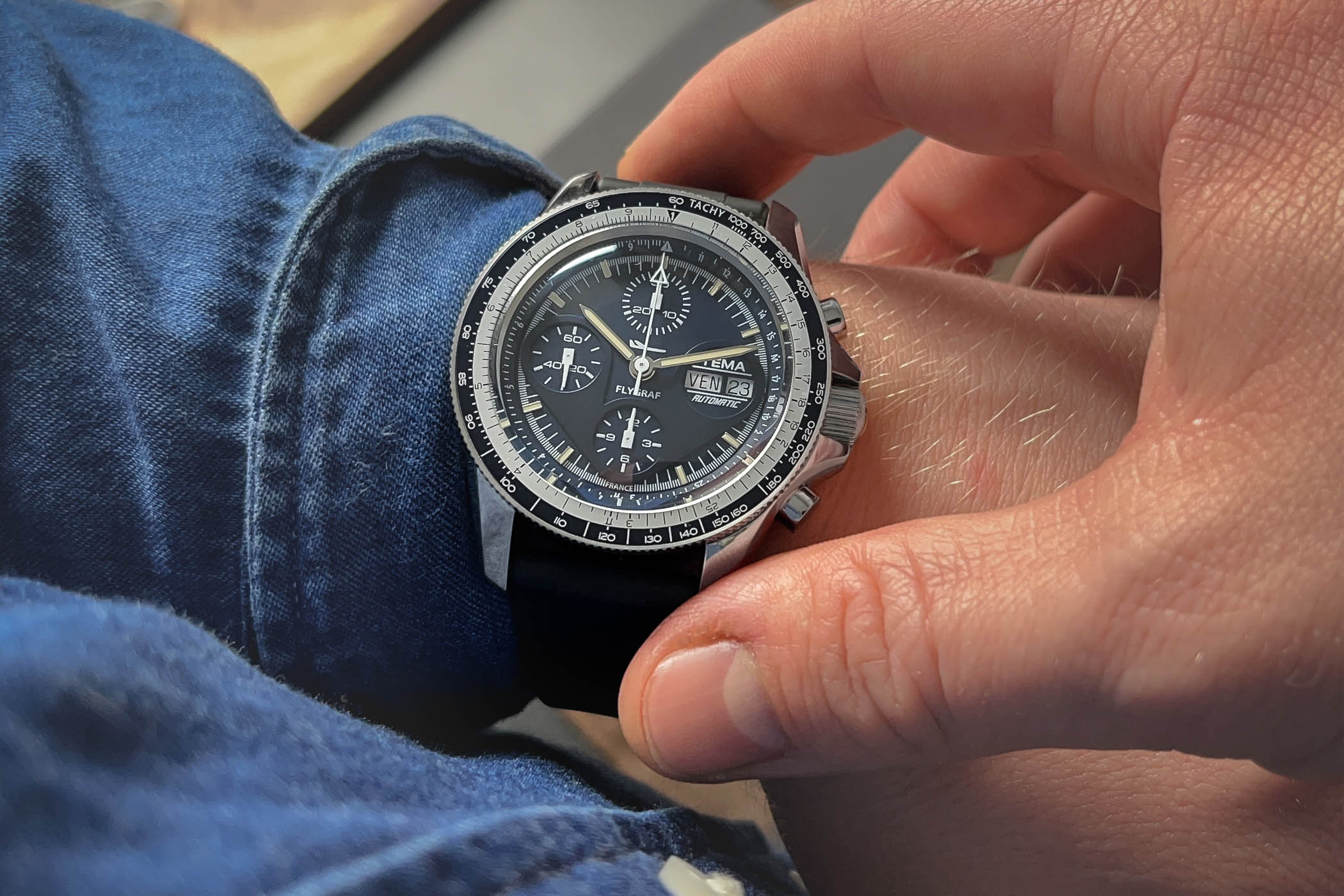Yema Flygraf Navigator Chronograph