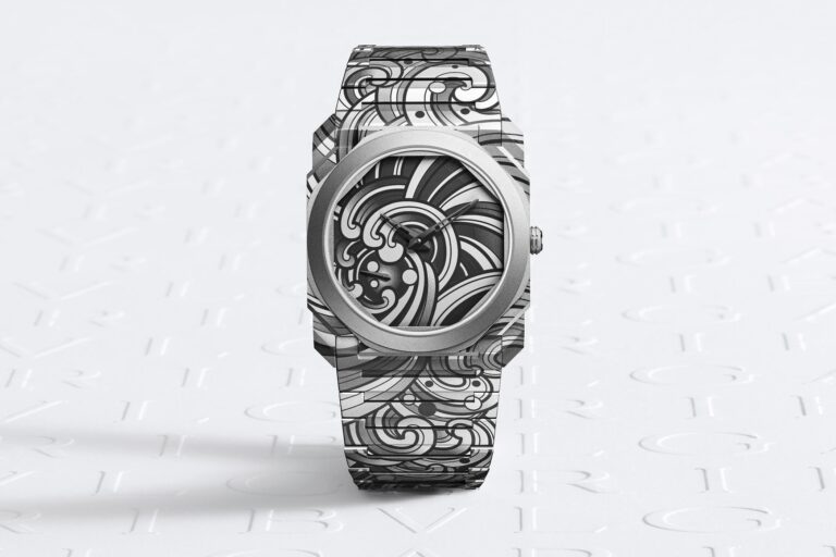 Bulgari Octo Finissimo Tattoo Acqua Limited Edition Chronopassion x Mo Coppoletta