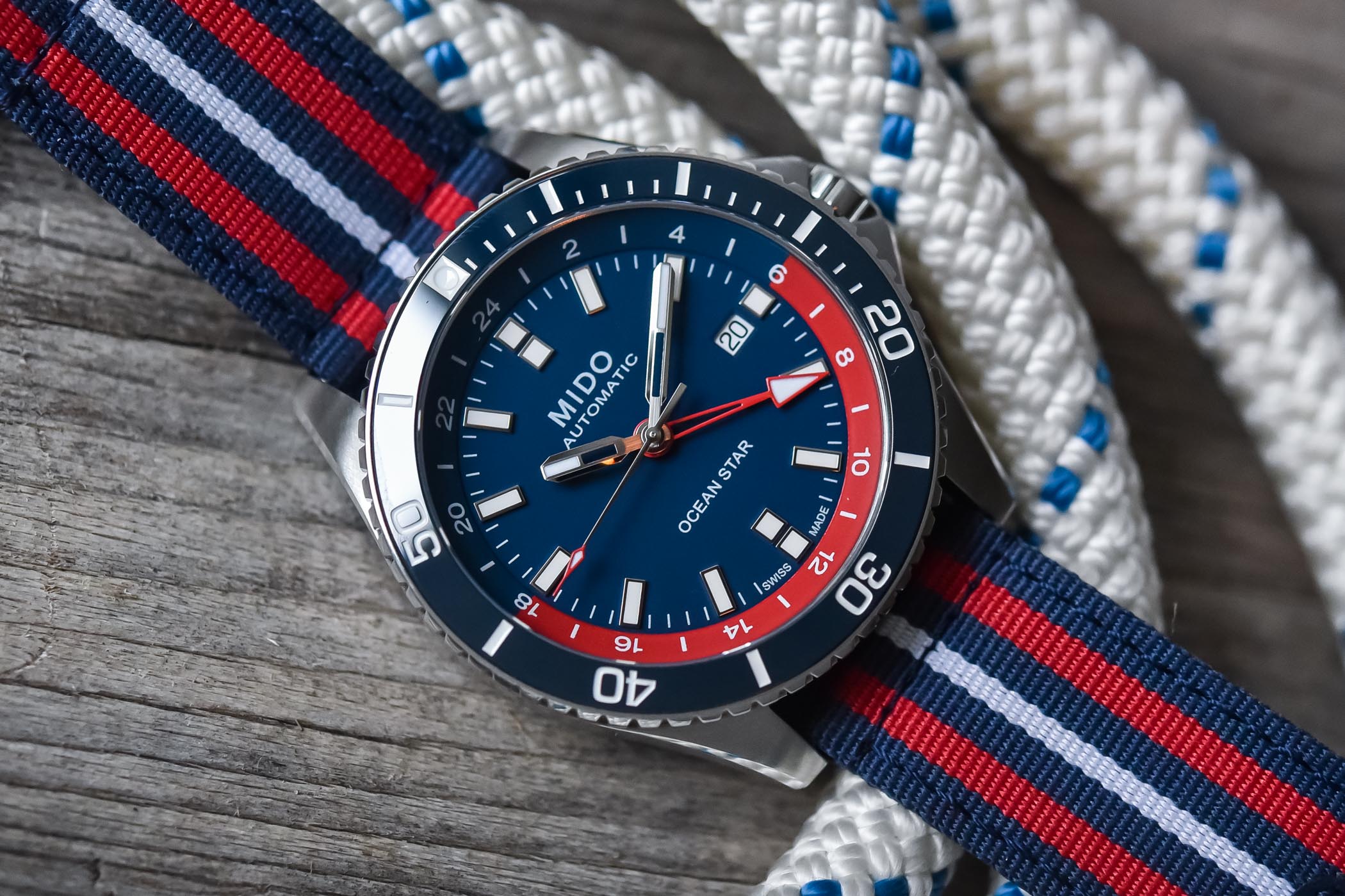 Mido Ocean Star GMT Special Edition Blue-Red Hands-On Review - 4 Mido Ocean Star GMT Special Edition