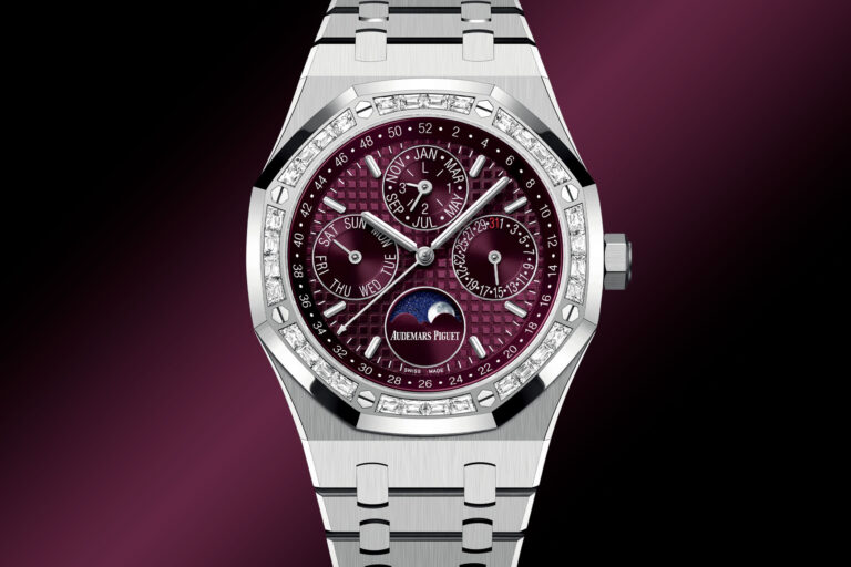 Audemars Piguet Royal Oak Perpetual Calendar Purple Dial White Gold - 26598BC.ZZ.1220BC.01