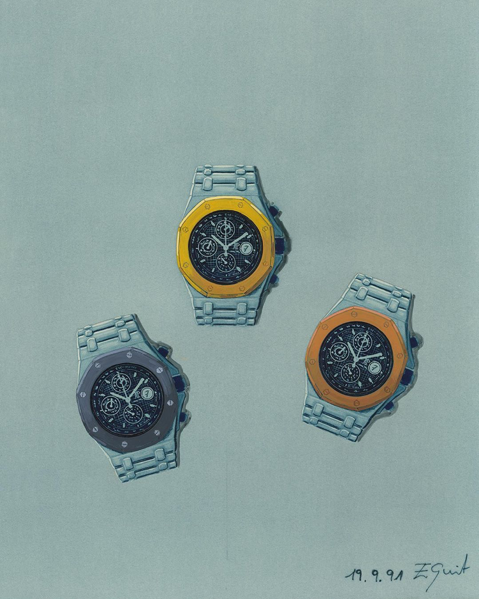 Collector Guide - First-Generation Audemars Piguet Royal Oak Offshore 25721ST - original drawings Emmanuel Gueit - 1 First-Generation Audemars Piguet Royal Oak Offshore 25721ST