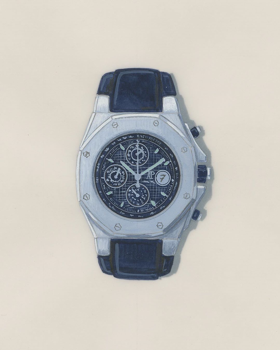 Collector Guide - First-Generation Audemars Piguet Royal Oak Offshore 25721ST - original drawings Emmanuel Gueit - 3 First-Generation Audemars Piguet Royal Oak Offshore 25721ST