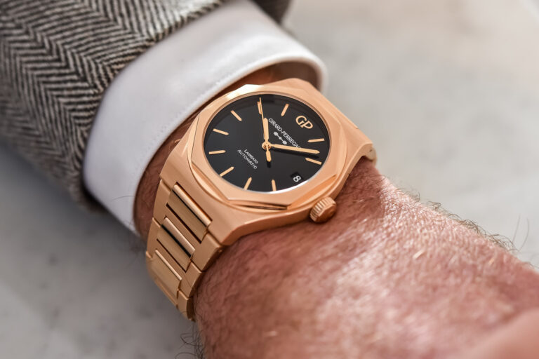 Girard-Perregaux Laureato 42mm Pink Gold and Black Onyx