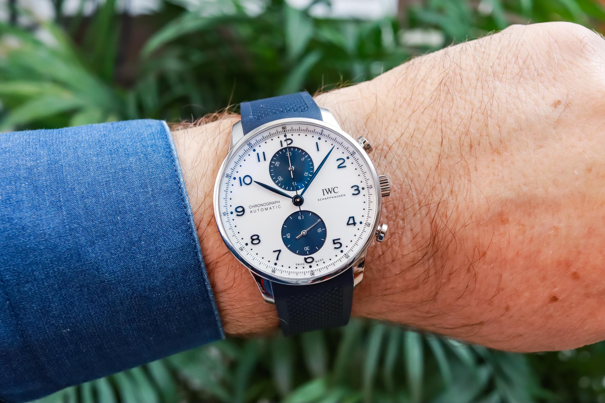 IWC Portugieser Chronograph Blue Panda IW371620