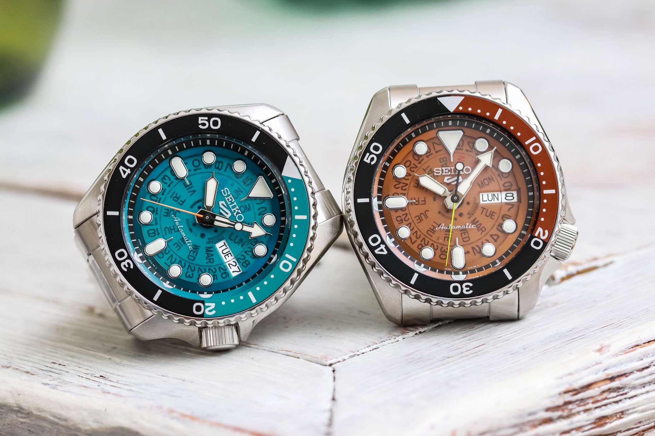Seiko 5 Sports Time Sonar SRPJ45K1 SRPJ47K1