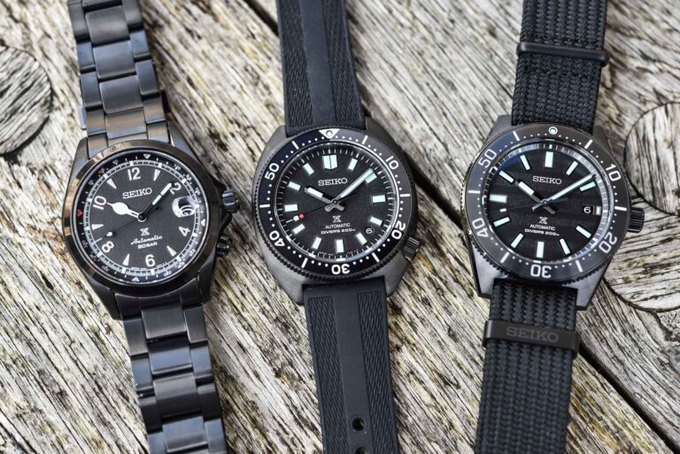 2023 Seiko Prospex Black Series Limited Editions SLA067 SPB335 SPB337