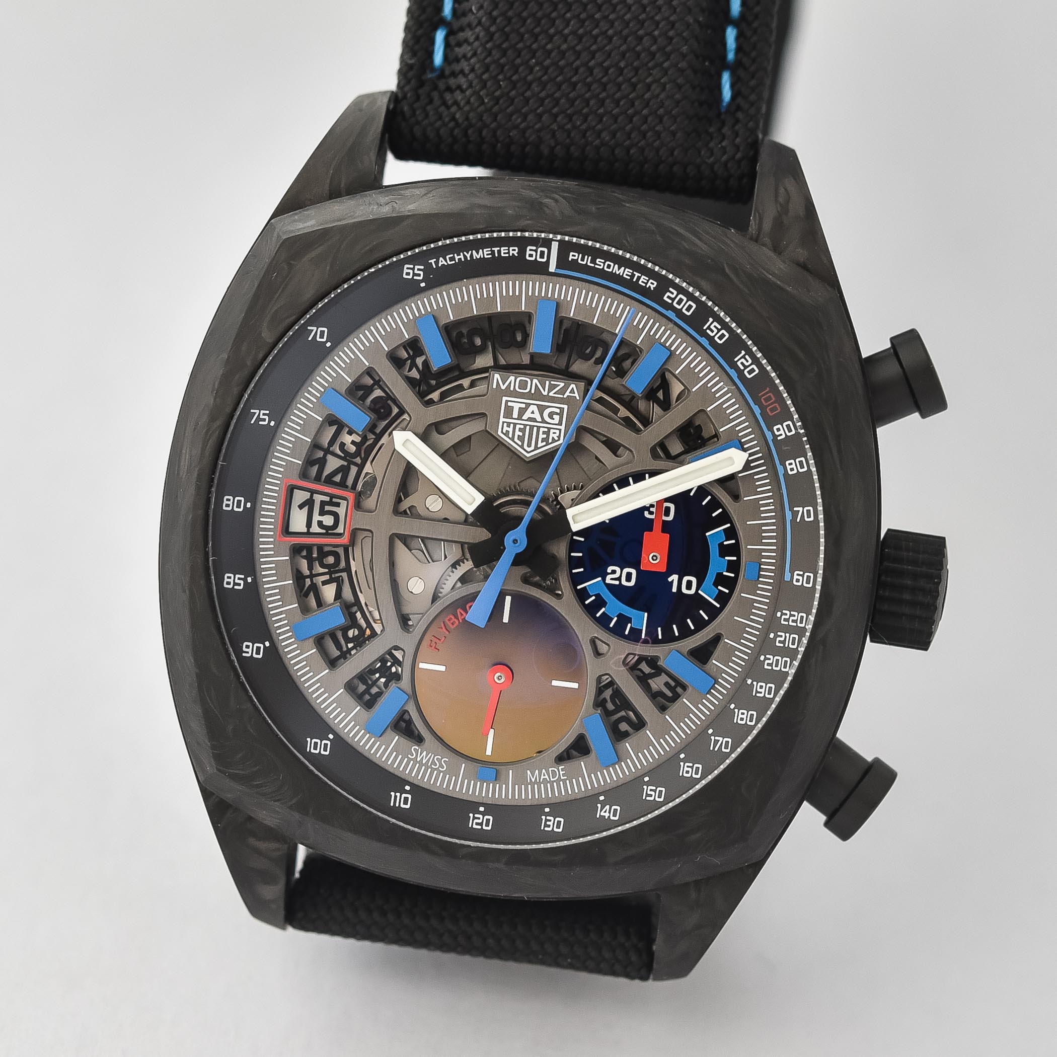 2023 TAG Heuer Monza Flyback Chronometer Carbon CR5090-FN6001 hands-on - 9 2023 TAG Heuer Monza Flyback Chronometer Carbon