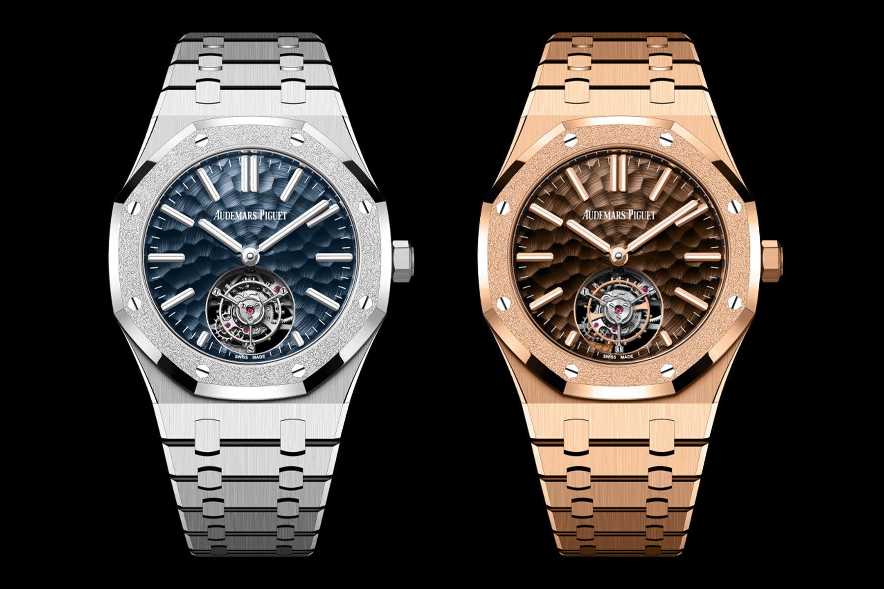 Audemars Piguet Royal Oak Selfwinding Flying Tourbillon Dimpled Dial 26730