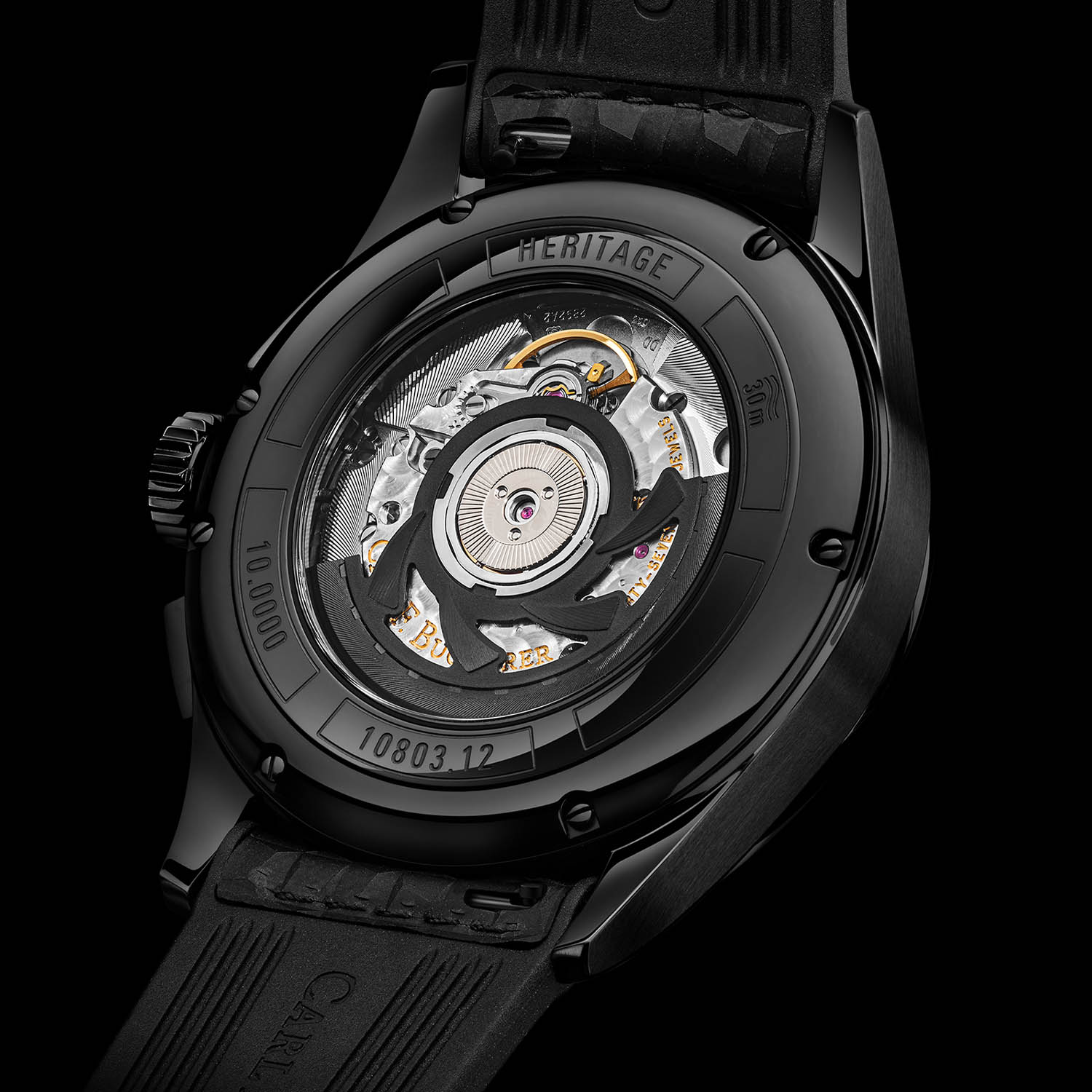 Carl F. Bucherer Capsule Collection Black - Heritage BiCompax Annual Black DLC - 1 Carl F. Bucherer Capsule Collection Black 2023