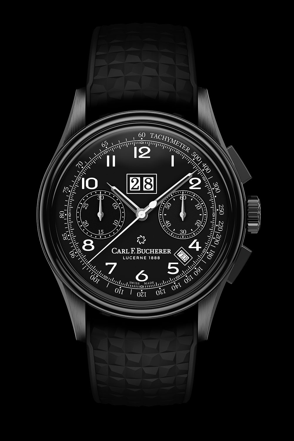 Carl F. Bucherer Capsule Collection Black - Heritage BiCompax Annual Black DLC - 3 Carl F. Bucherer Capsule Collection Black 2023