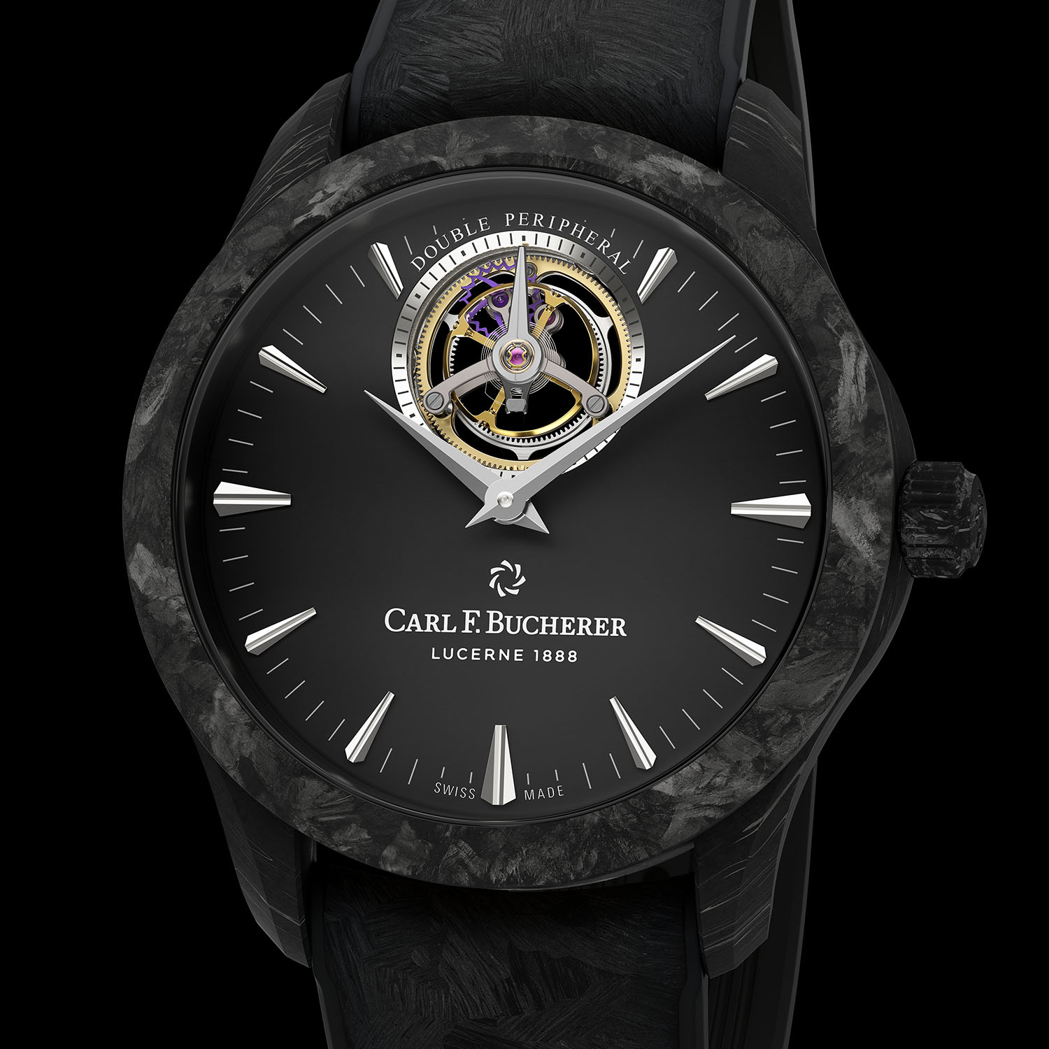 Carl F. Bucherer Capsule Collection Black - Manero Tourbillon Double Peripheral Black Forged Carbon - 2 Carl F. Bucherer Capsule Collection Black 2023