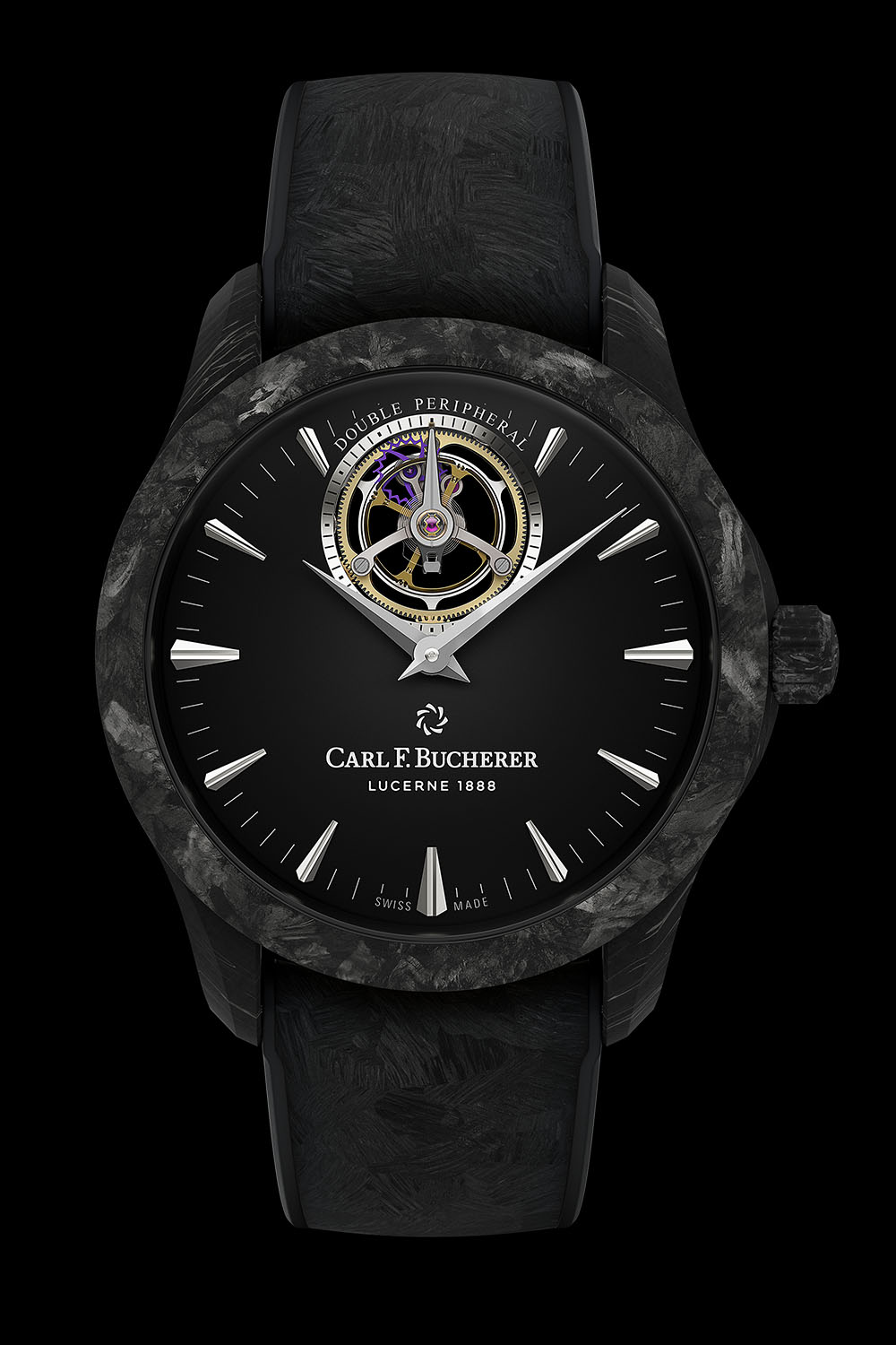 Carl F. Bucherer Capsule Collection Black - Manero Tourbillon Double Peripheral Black Forged Carbon - 3 Carl F. Bucherer Capsule Collection Black 2023