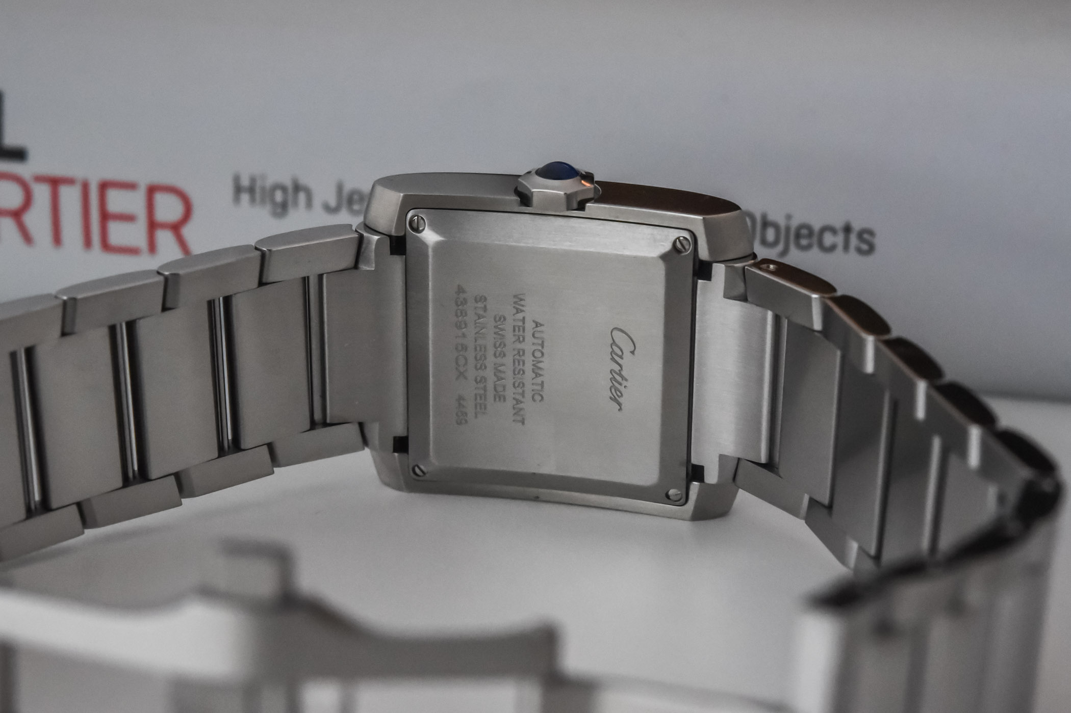 Cartier Tank Francaise Watch 2023 - Automatic large model stainless steel WSTA0067 - hands-on review - 12 Cartier Tank Francaise Watch 2023 Redesign Automatic large model stainless steel CRWSTA0067