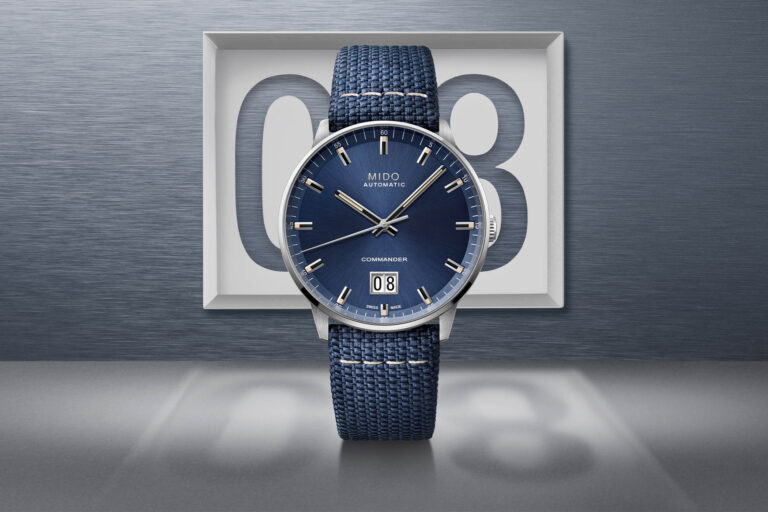 Mido Commander Big Date Blue Dial