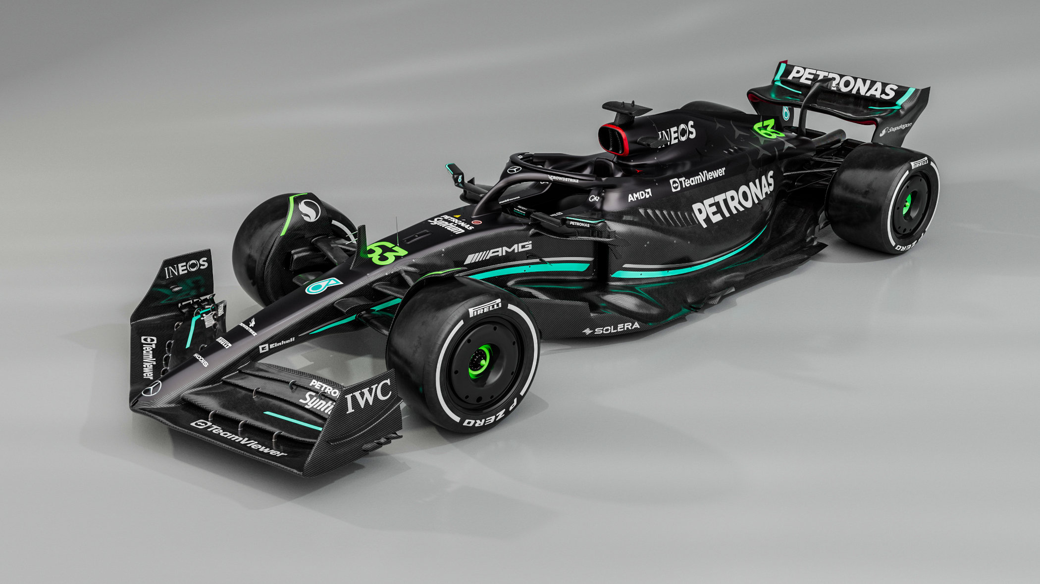 2023 Mercedes AMG F1 W14 Formula 1 car - Lewis Hamilton - George Russel -2 2023 Mercedes AMG F1 W14 Formula 1 car - Lewis Hamilton - George Russel -2