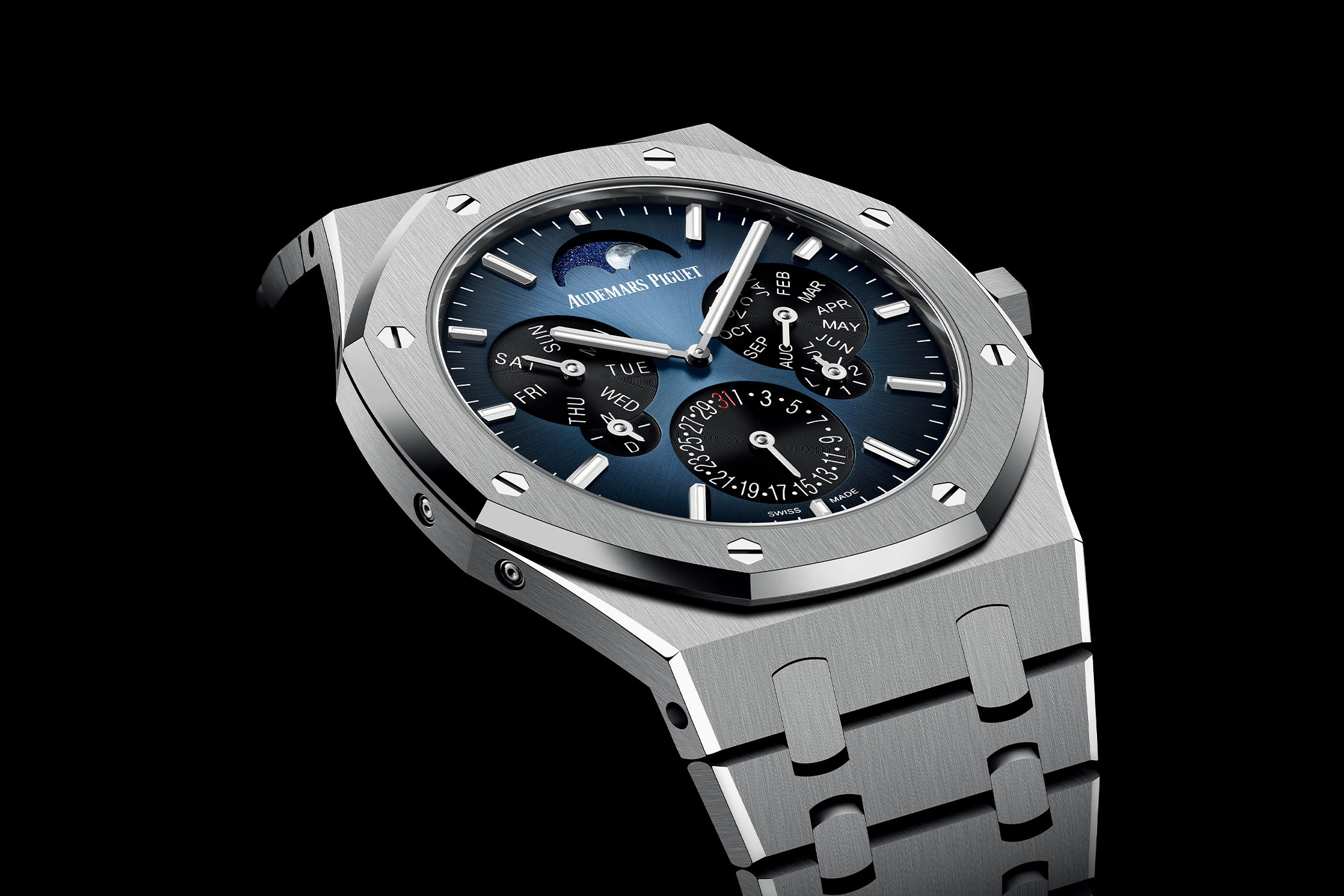 Audemars Piguet Royal Oak QP Ultra-Thin Smoky Blue Full-Titanium 26586TI