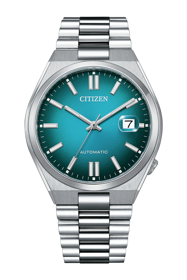 Citizen Tsuyosa Mechanical Gradient Teal Dial NJ0151-88X - 1 Citizen Tsuyosa Mechanical Gradient Teal Dial NJ0151-88X - 1