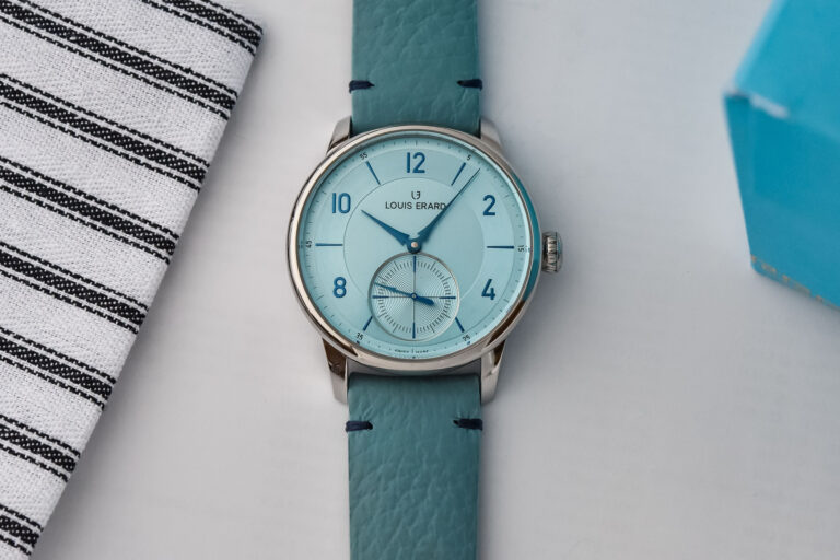 Louis Erard Excellence Petite Seconde Bleu Glacier Ice Blue