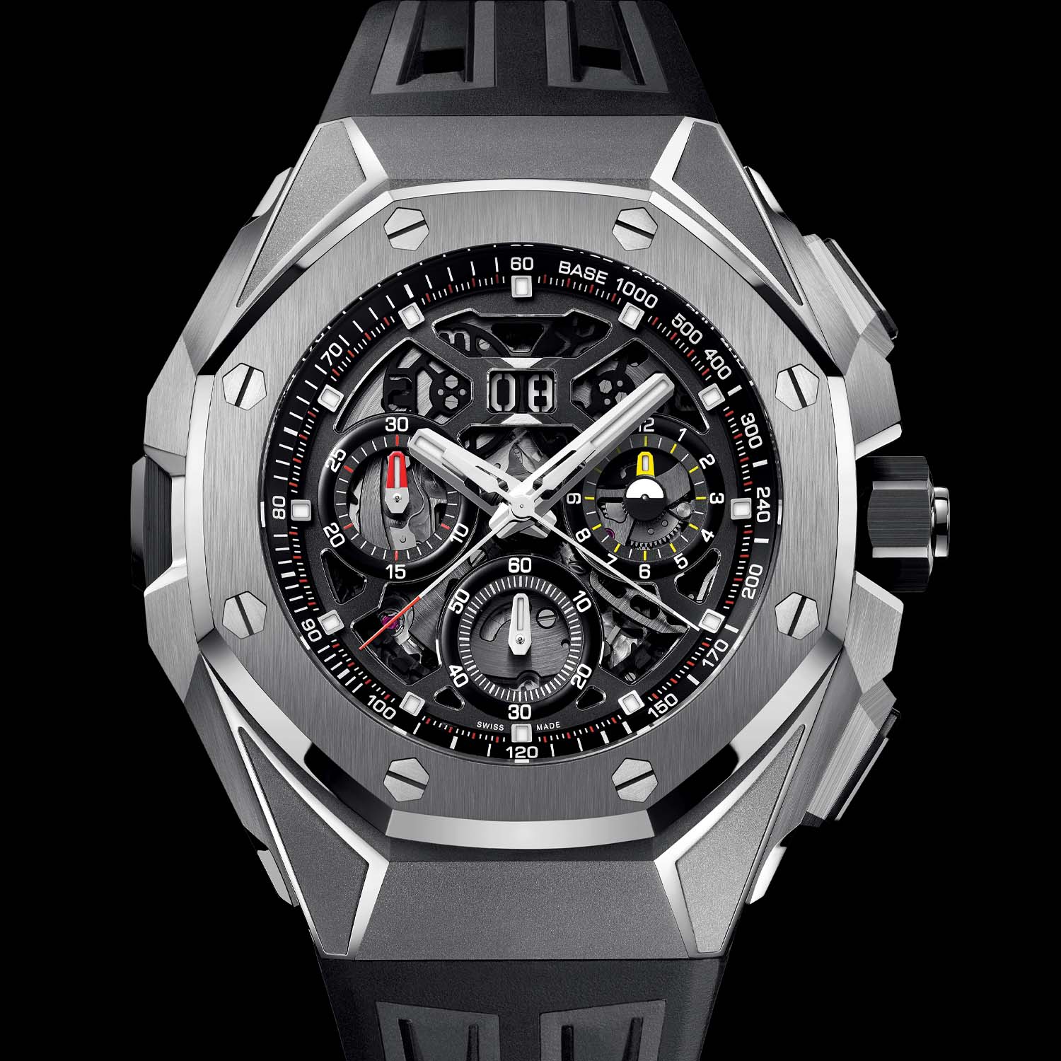 ROC Split-Seconds - Audemars Piguet Royal Oak Concept Split-Seconds Chronograph GMT Large Date 26650TI - 9 Audemars ROC Split-Seconds Chronograph GMT 26650TI