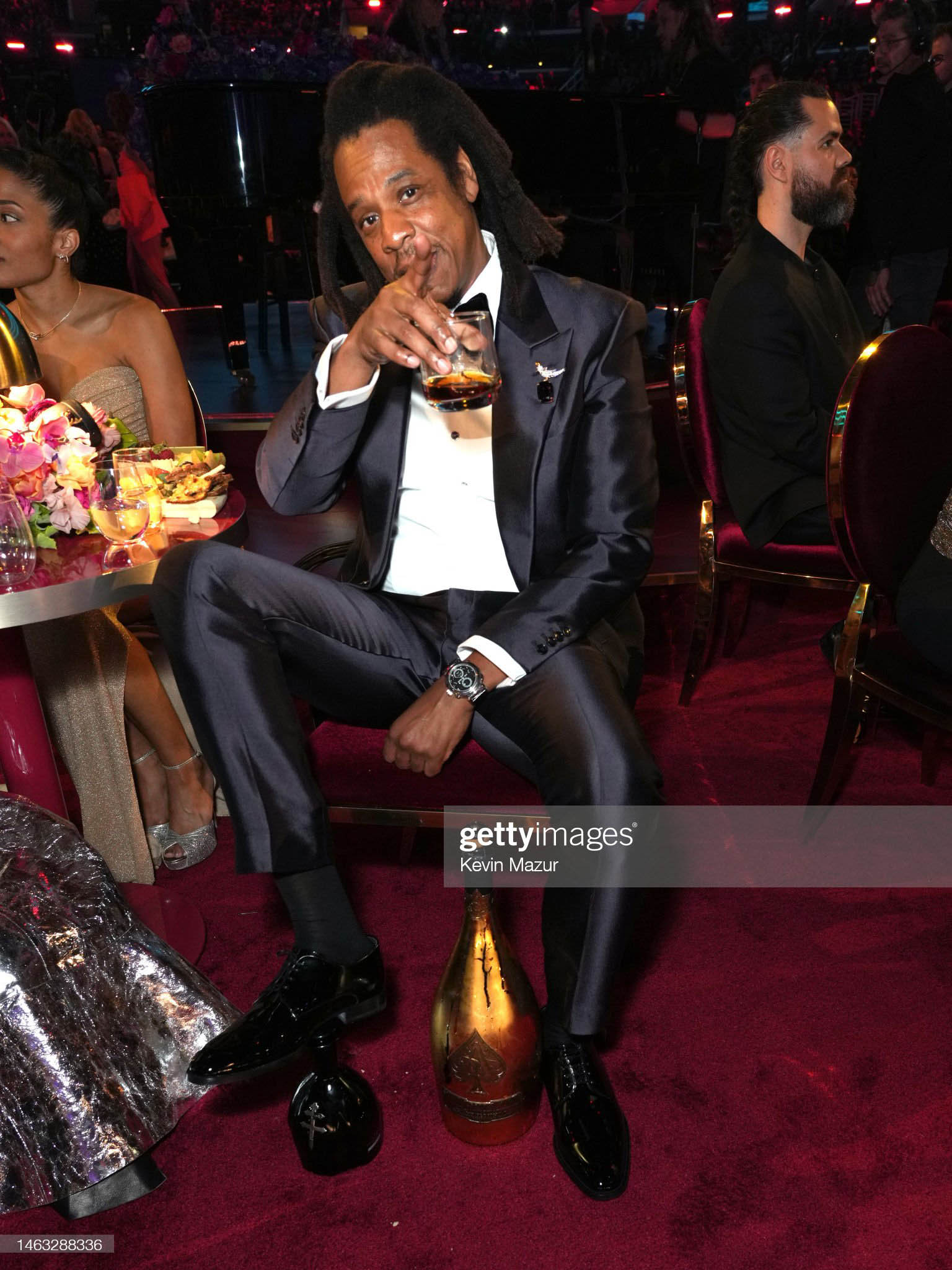 Spotted Jay-Z at 65th Grammys 2023 wearing Patek Philippe Grandmaster Chime 6300g black dial - 11 Spotted Jay-Z with $2.2 million Patek Philippe Grandmaster Chime 6300G at 65th Grammy Awards 2023
