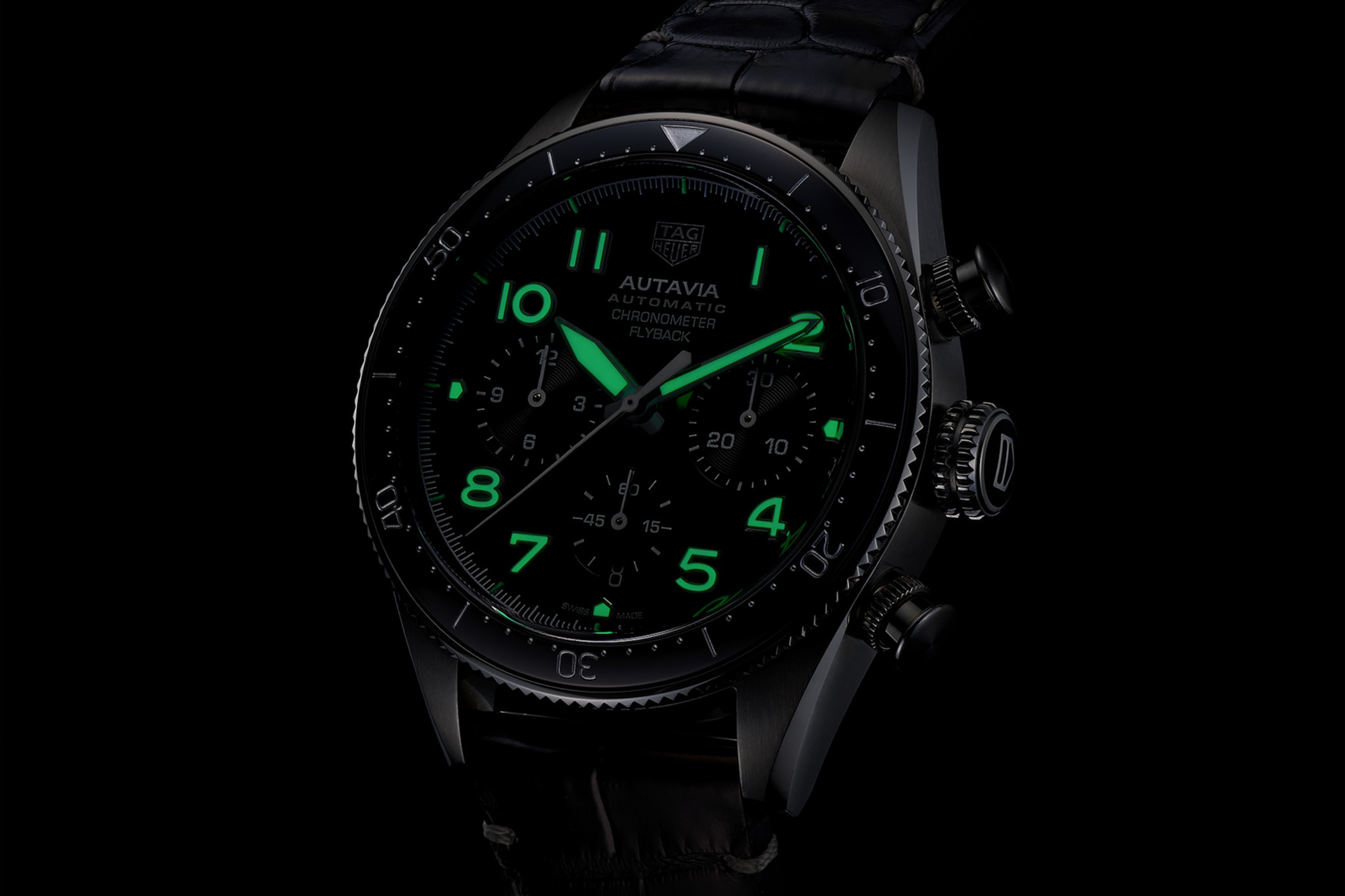 TAG Heuer Autavia Flyback Chronometer Steel Black Dial - CBE511A.FC8279 - 6 TAG Heuer Autavia Flyback Chronometer Steel Black Dial - CBE511A.FC8279 - 6
