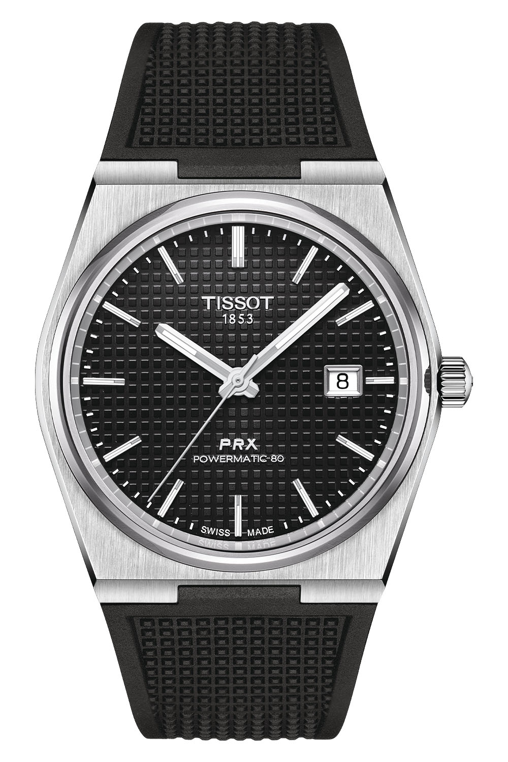 Tissot PRX Powermatic 80 rubber strap quick-change - 3 Tissot PRX Powermatic 80 rubber strap quick-change - 3