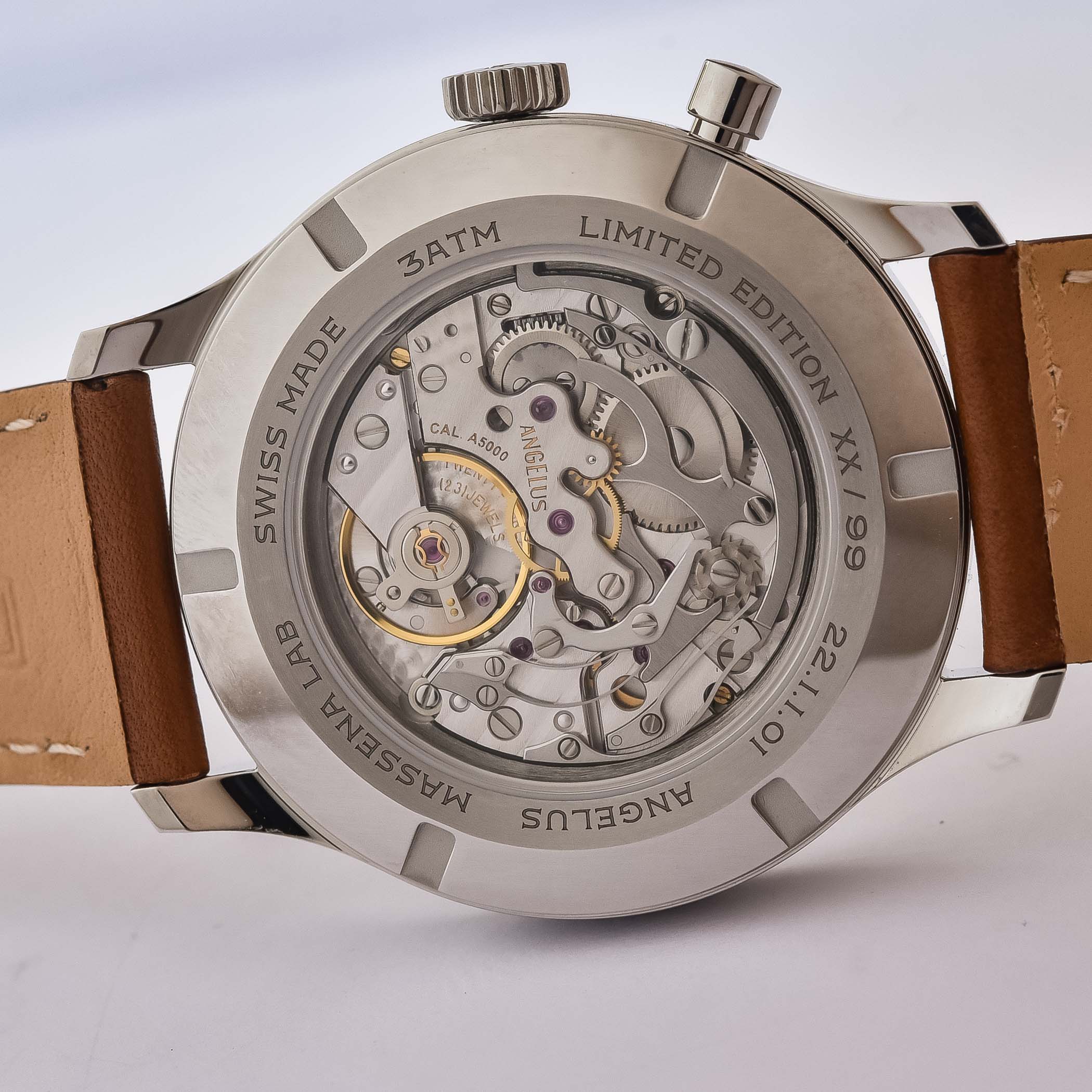 Angelus Chronographe Medical x Massena LAB - hands-on review - 2 Angelus Chronographe Medical x Massena LAB