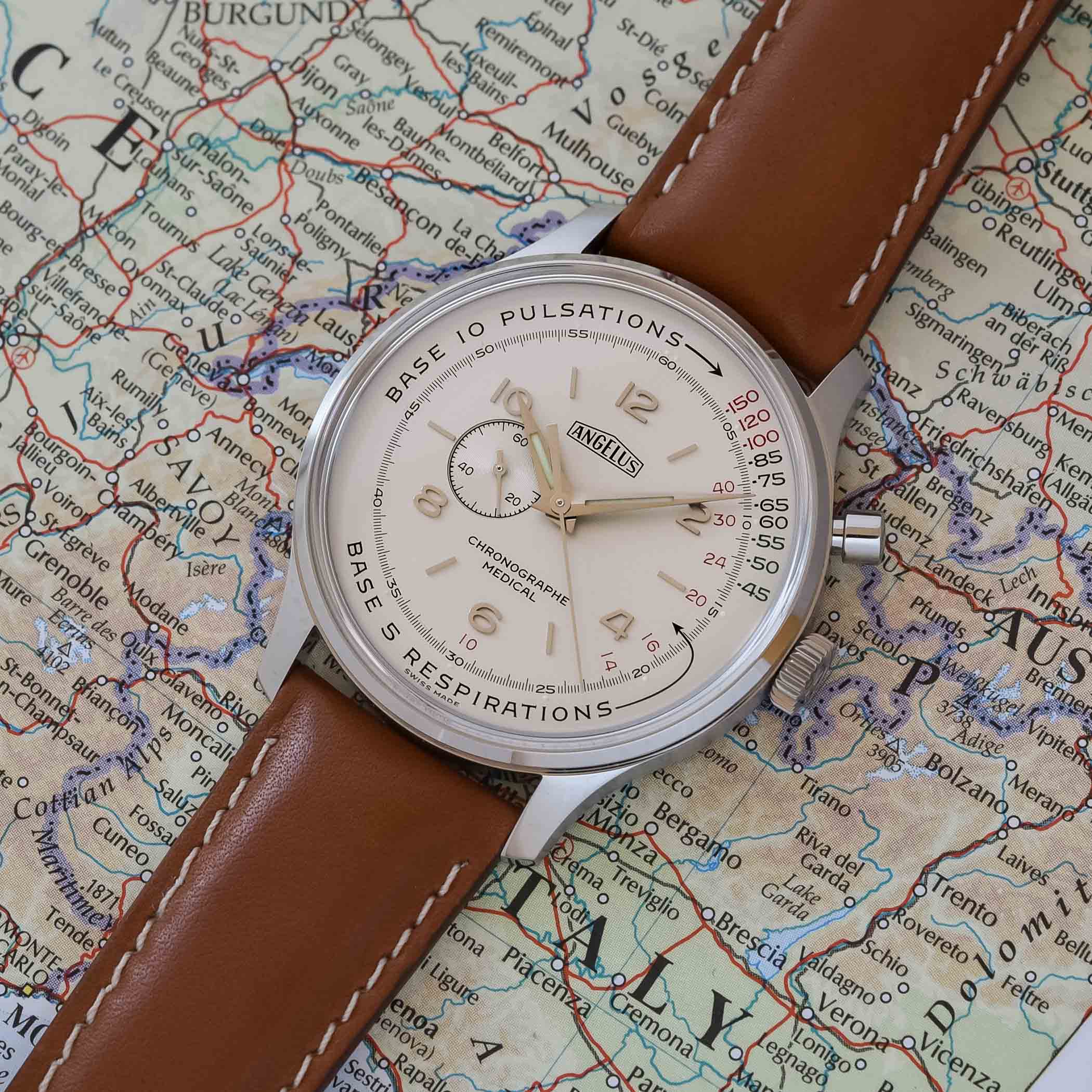 Angelus Chronographe Medical x Massena LAB - hands-on review - 5 Angelus Chronographe Medical x Massena LAB