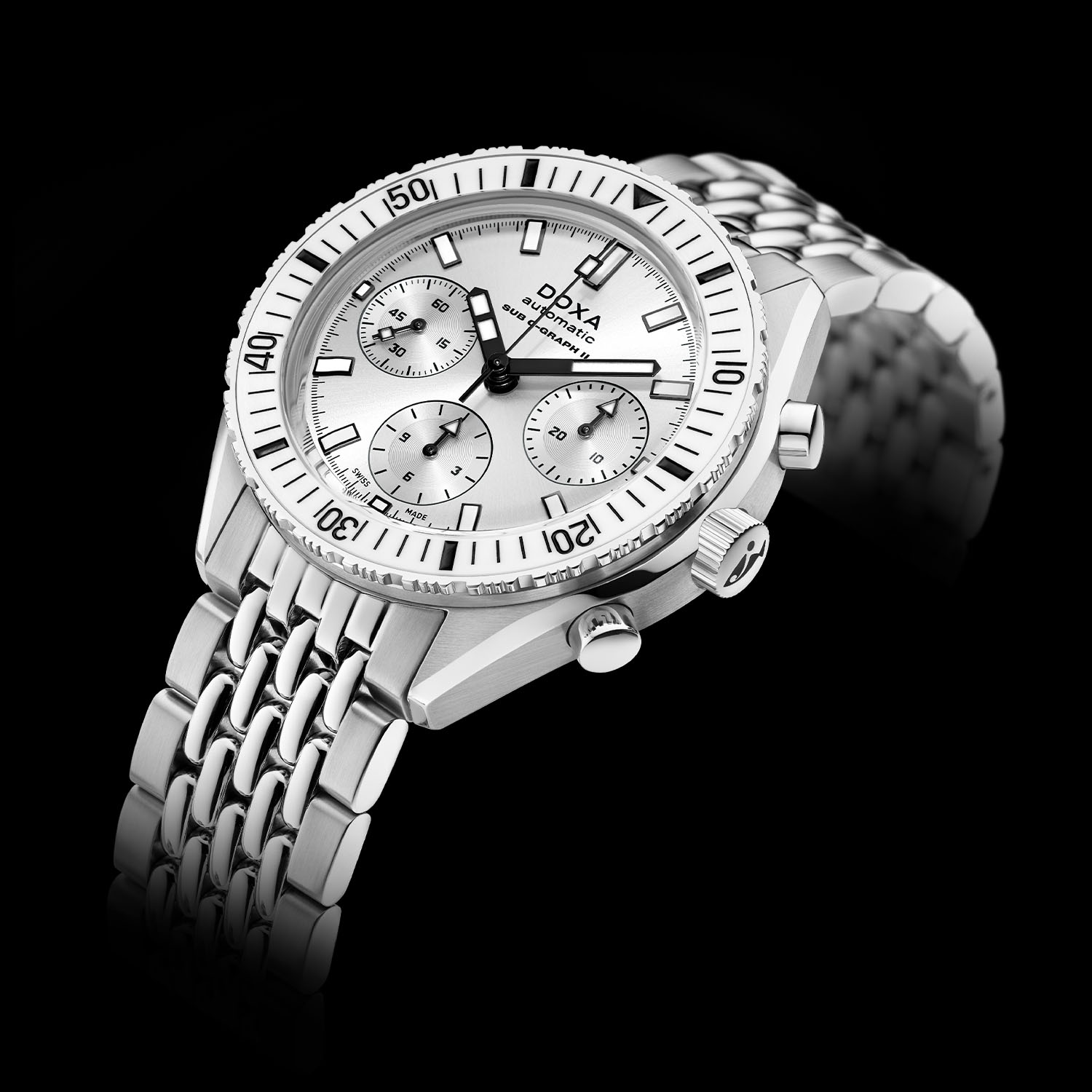 Doxa SUB 200 C-Graph II Chronograph - 2023 update smaller case - 2 Doxa SUB 200 C-Graph II Diving Chronograph