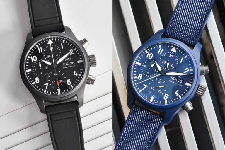 IWC Pilot Chronograph 41 TOP GUN Black IW389401 and TOP GUN Oceana Ceramic IW389404 hands-on