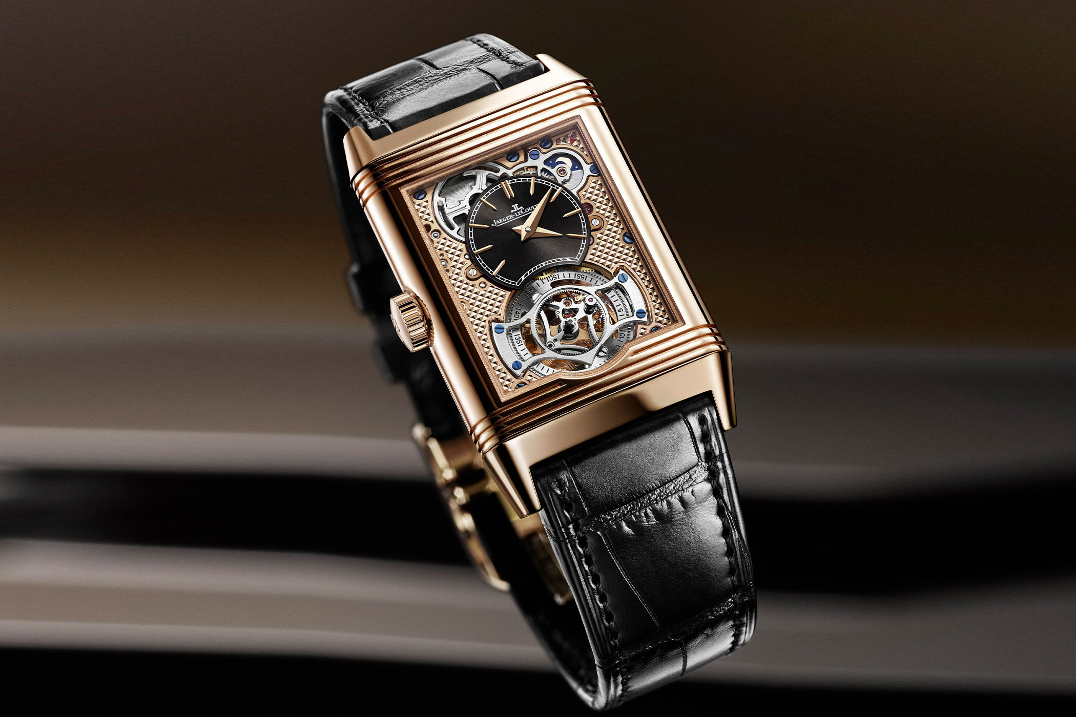 Jaeger-LeCoultre Reverso Tribute Duoface Tourbillon Pink Gold 2023