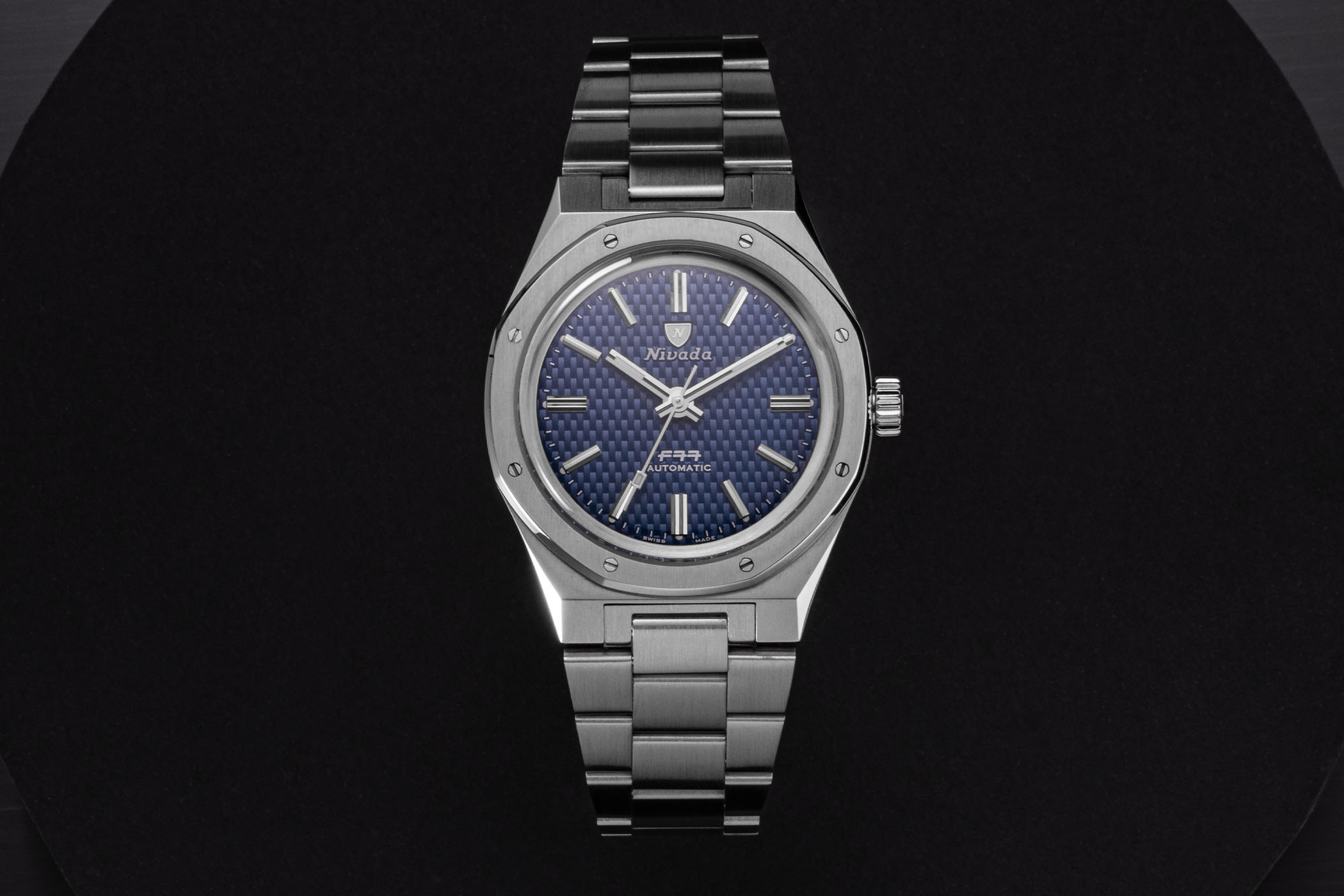 Nivada F77 Automatic Sports Watch Integrated Bracelet