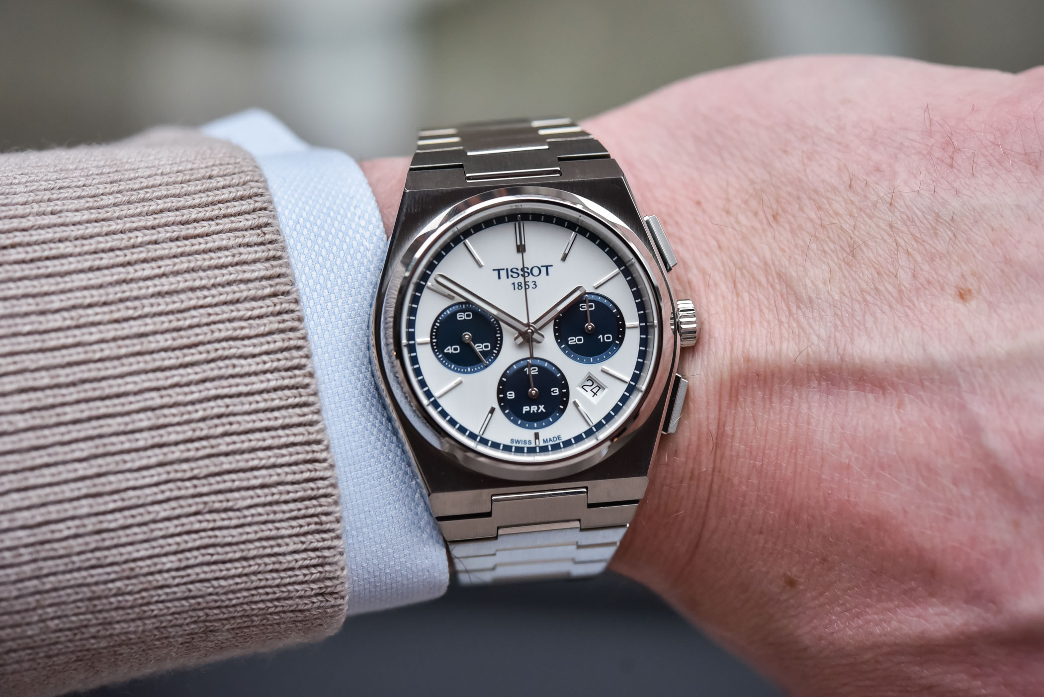 Tissot PRX Automatic Chronograph Blue Panda