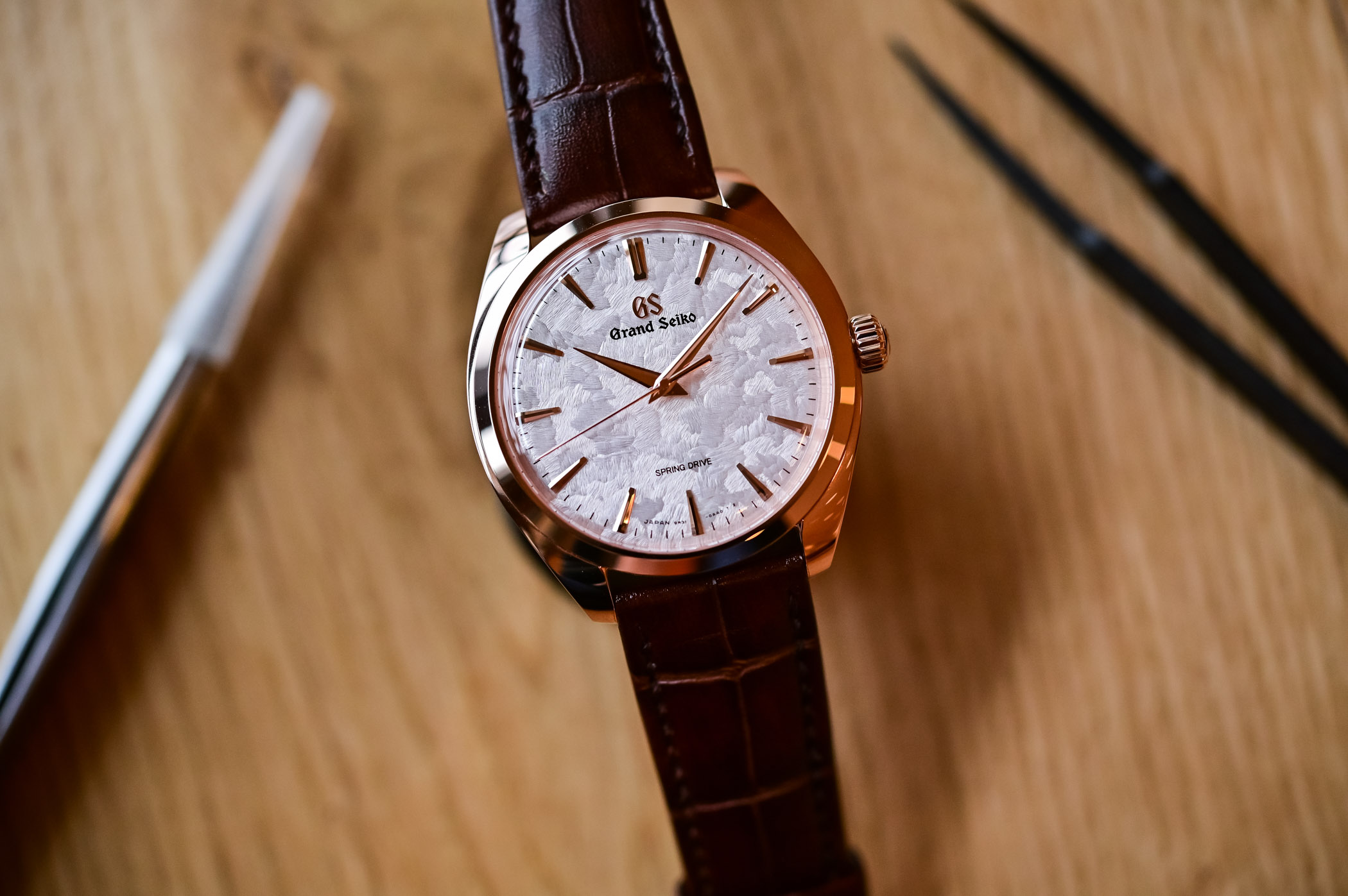 Grand Seiko Elegance Hana-Ikada SBGY026 Pink Shunbun Dial