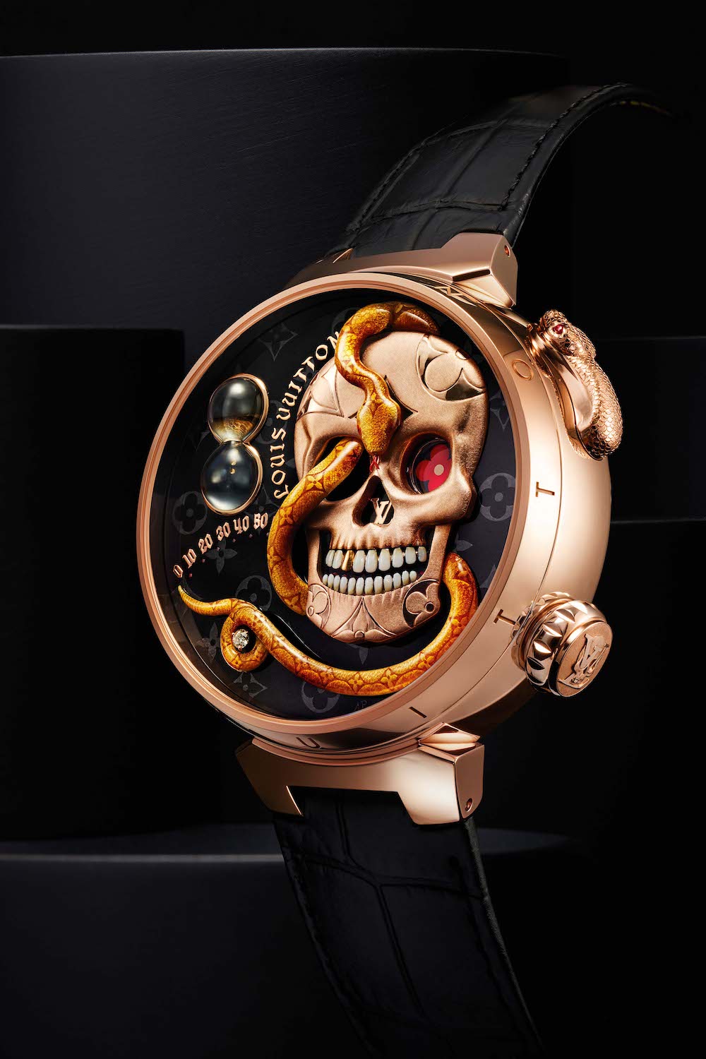 louis vuitton tambour carpe diem watch automaton - 1 louis vuitton tambour carpe diem watch automaton - 1